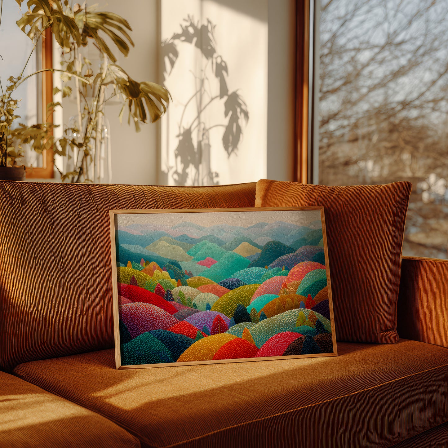 Rolling Hills Paint Summer's Rainbow Song