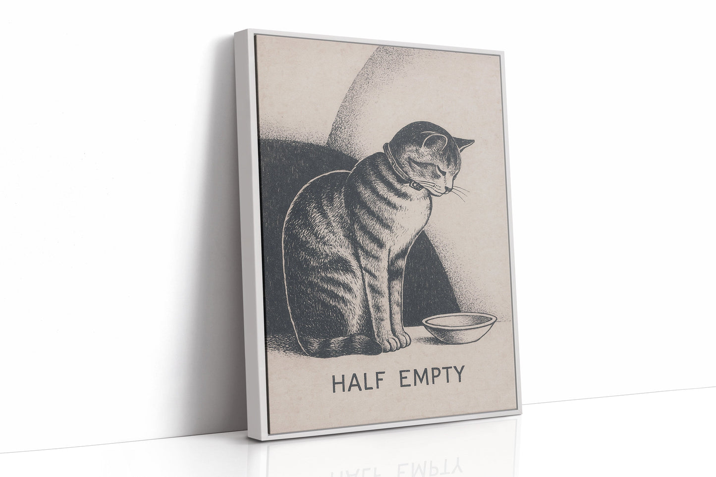Half Empty Cat