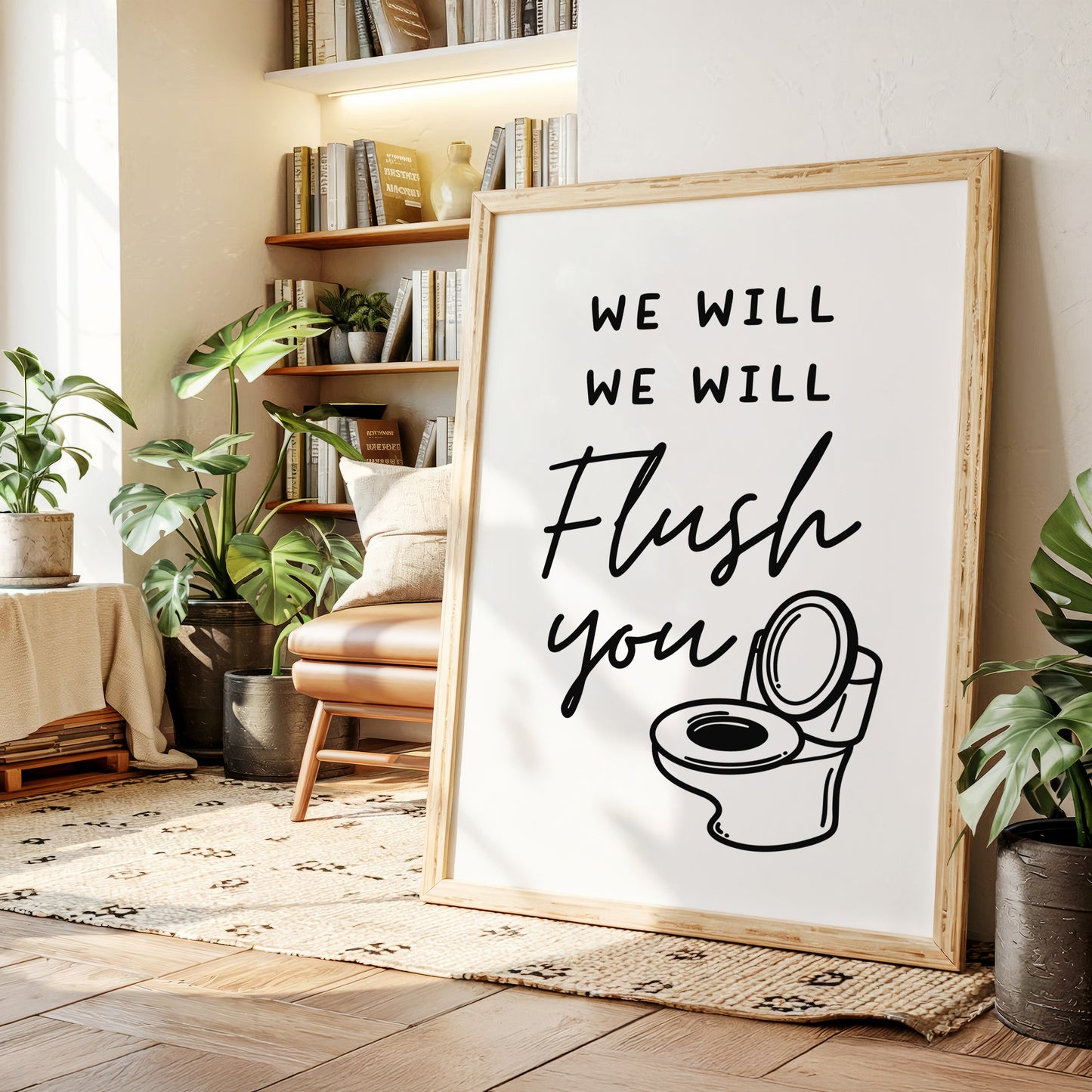 Bold Words For Bathroom Walls