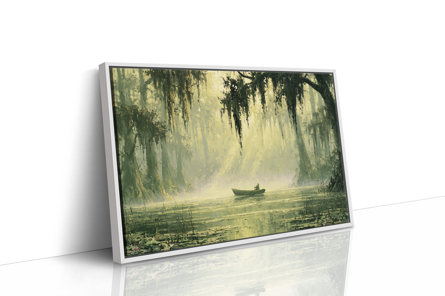 Rowing Through the Green Bayou