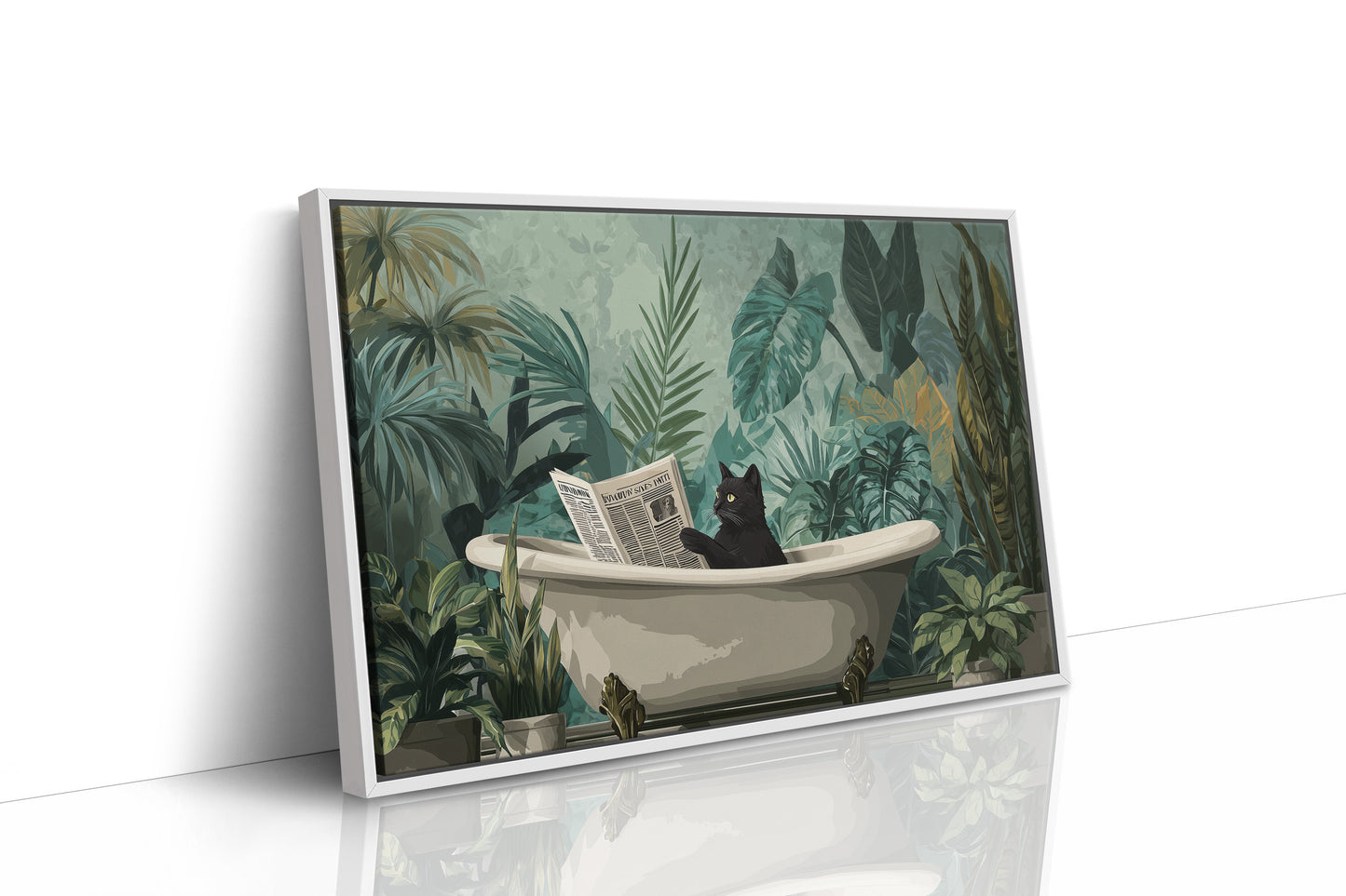Morning News in the Jungle Bath