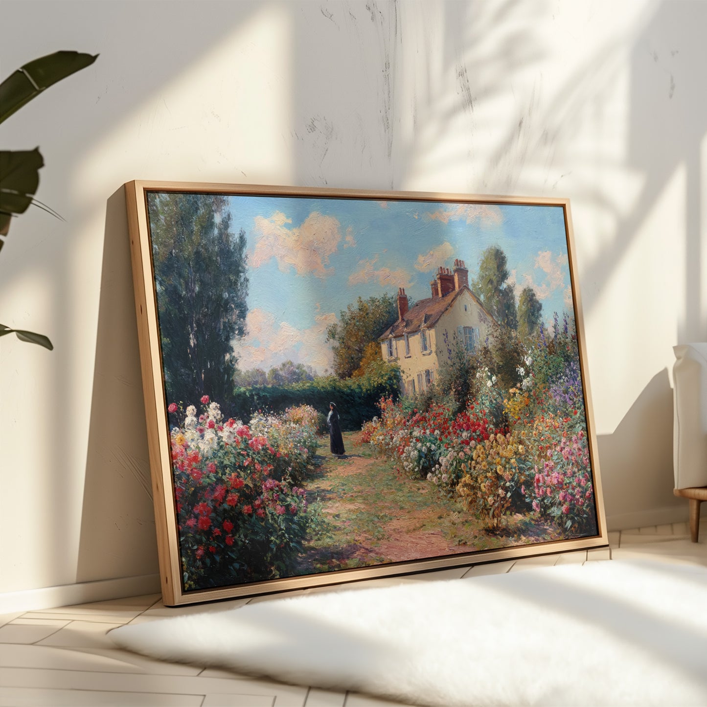 A Path Through Blooming Memories