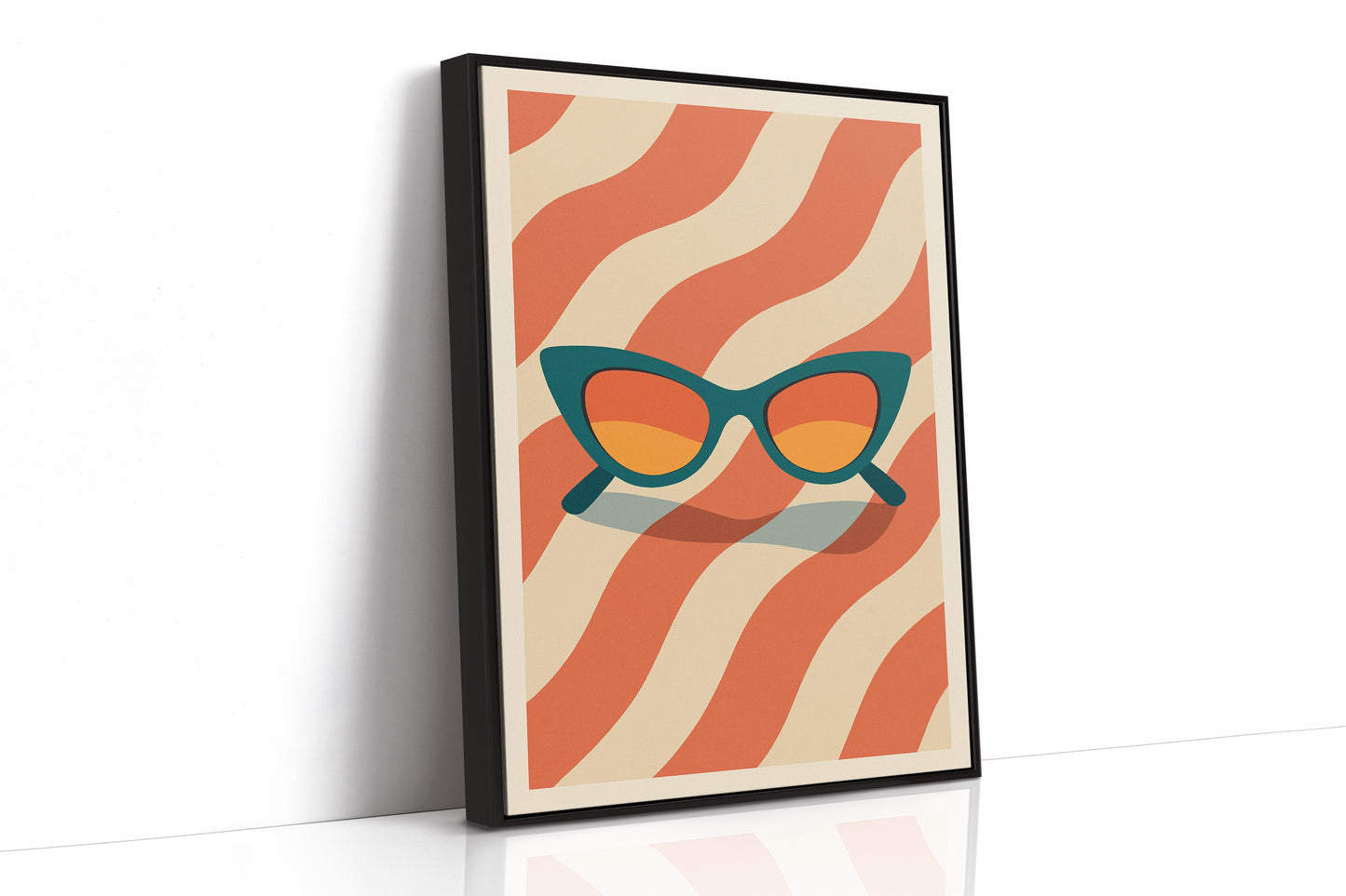 Summer Through Teal Cat Eyes