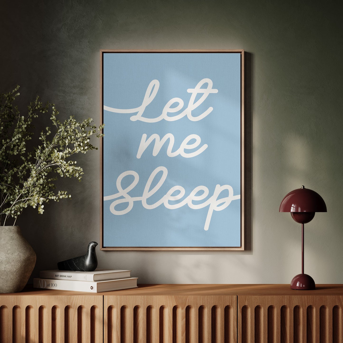 Soft Words Float Through Morning Blue