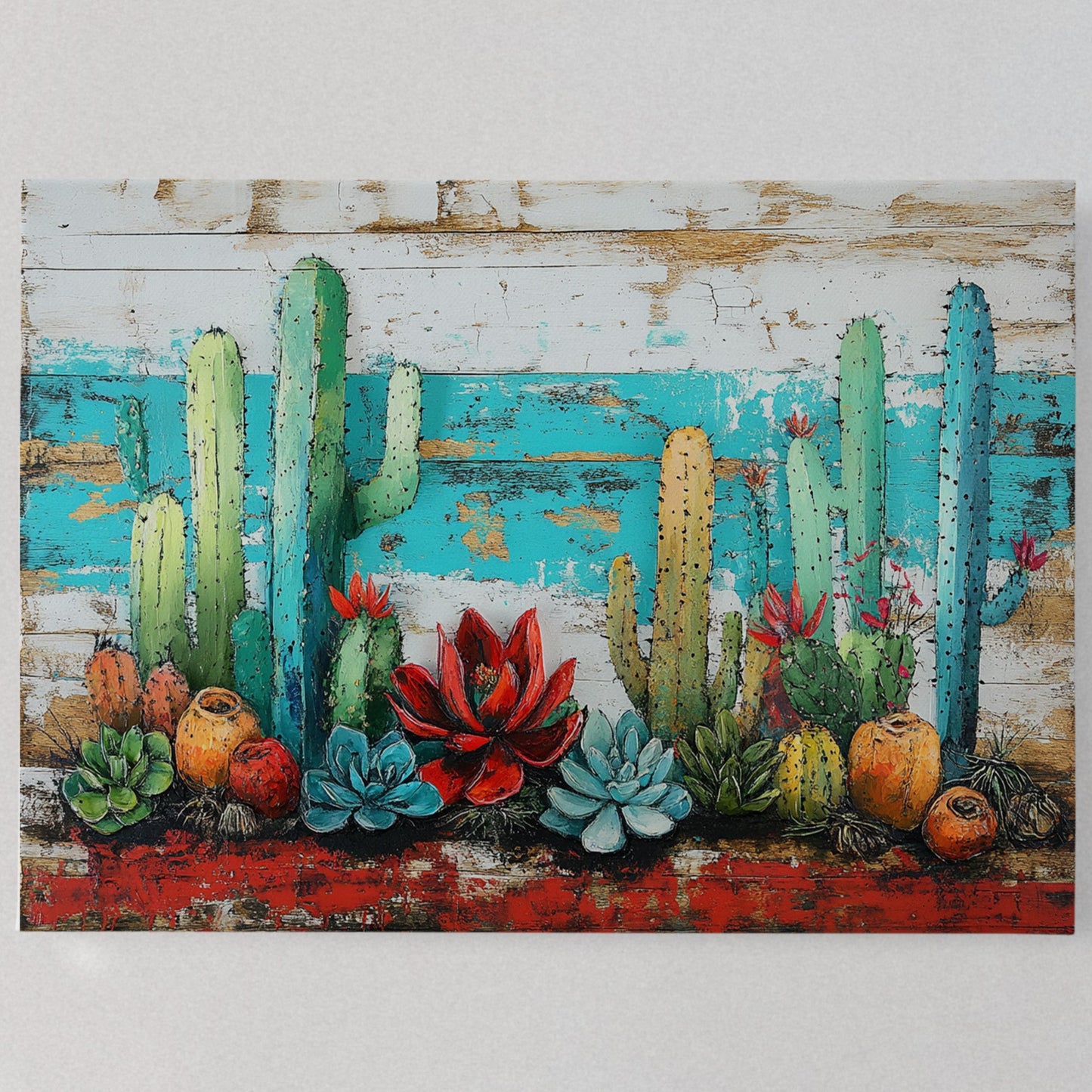 Desert Blooms Paint Turquoise Dreams