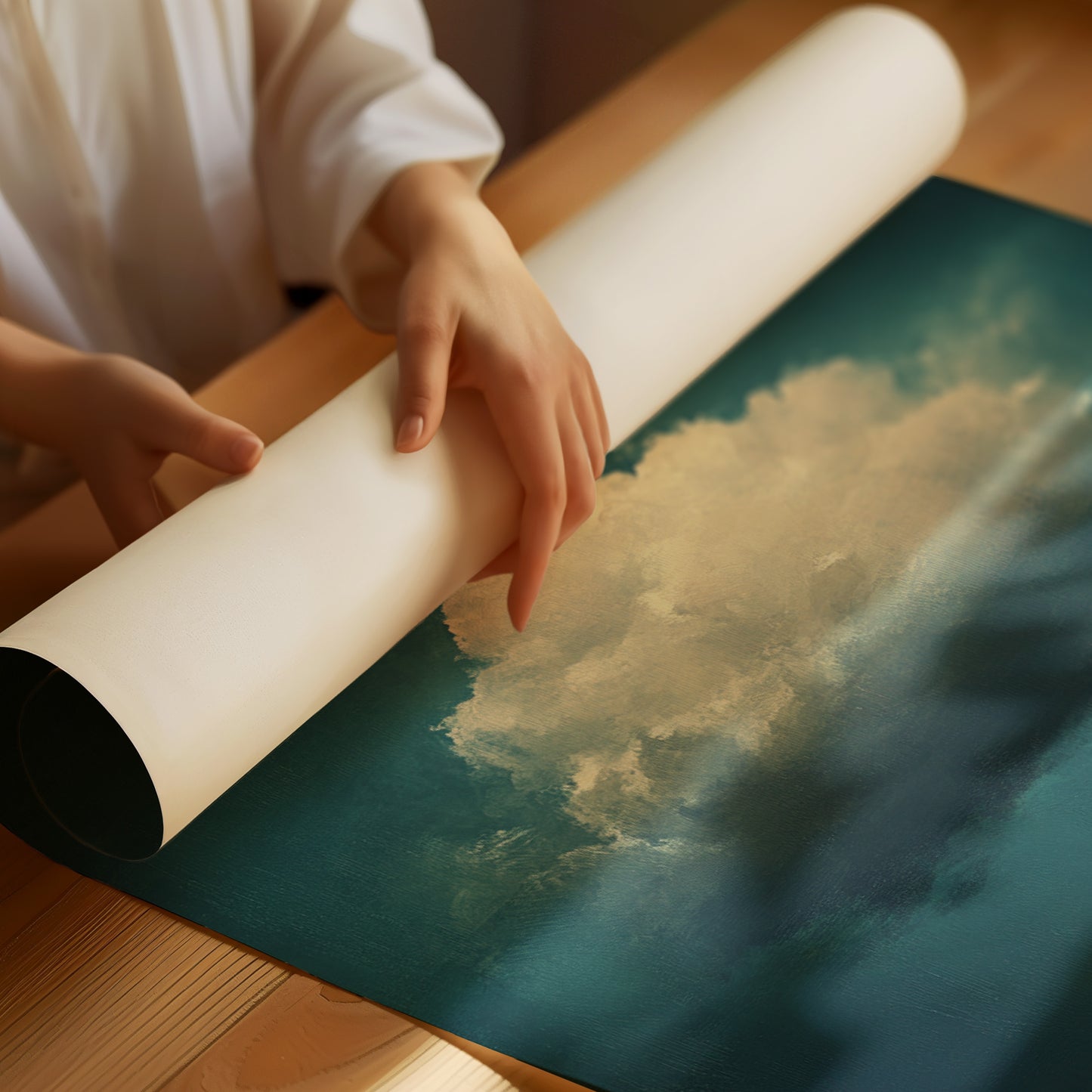 Gathering Cloud Over Blue Silence