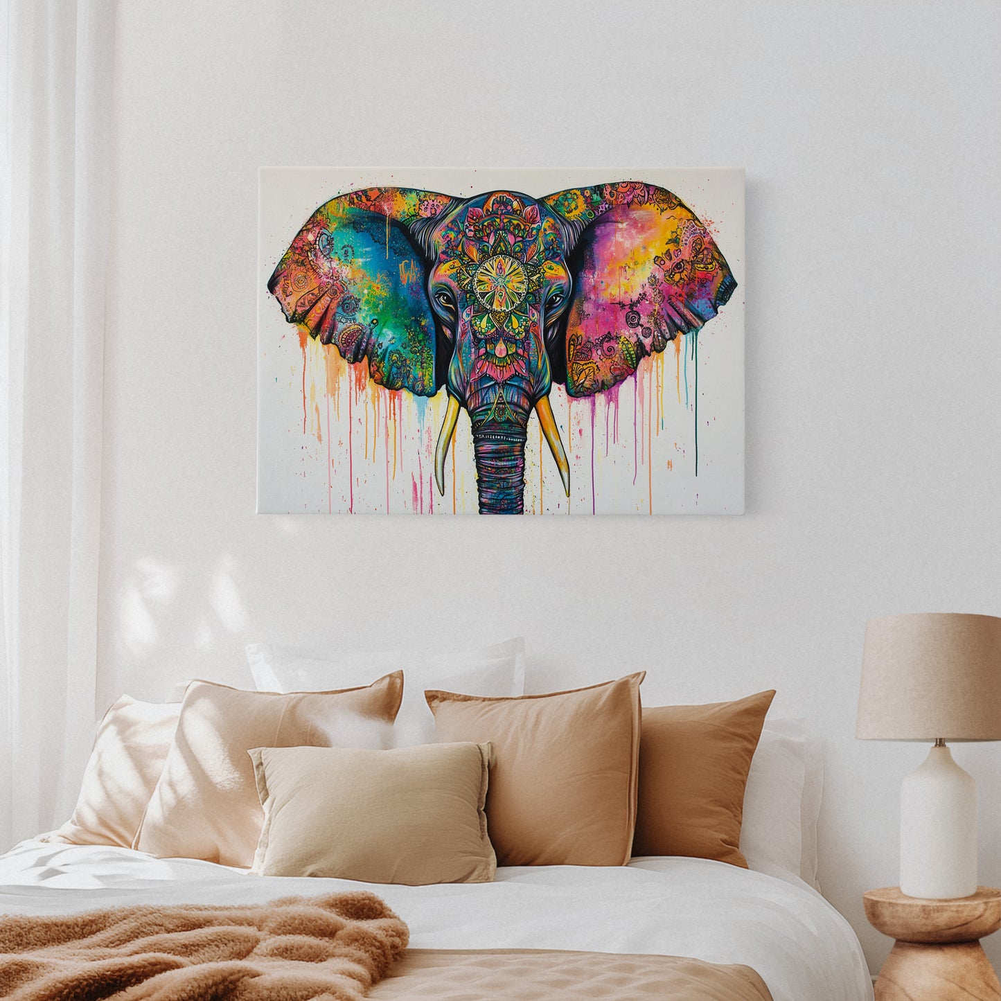 Sacred Colors Dance Through Tusks