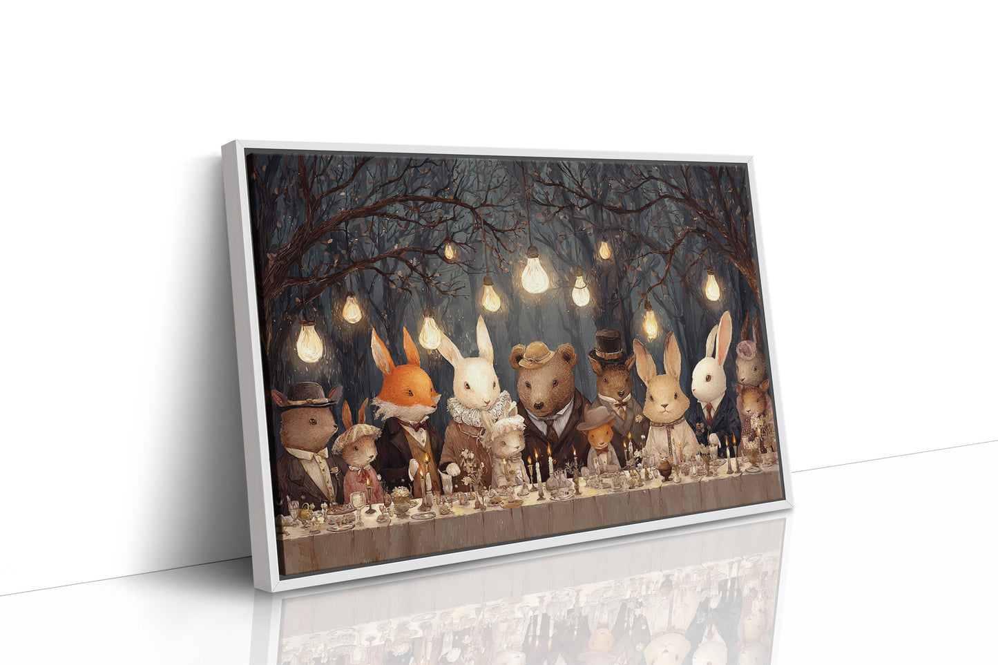 Woodland Feast Under Edison Stars