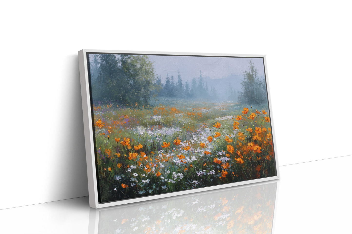 Poppies Dance In Mountain Mist