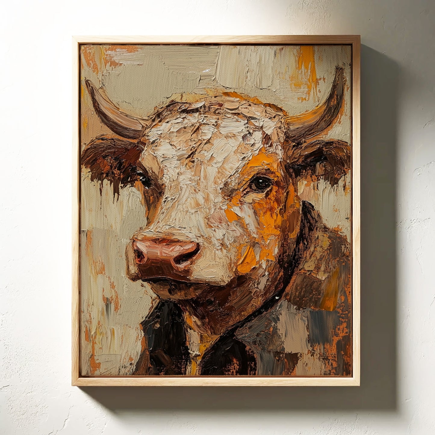 Rustic Longhorn with Painted Soul