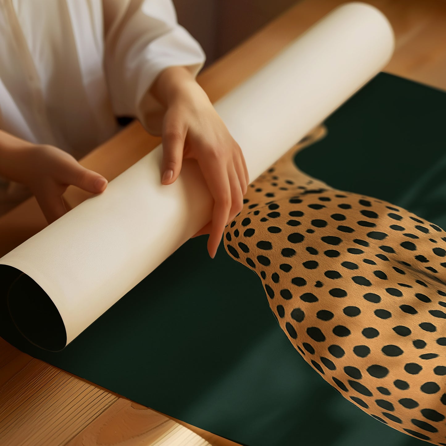 Cheetah Grace on Emerald