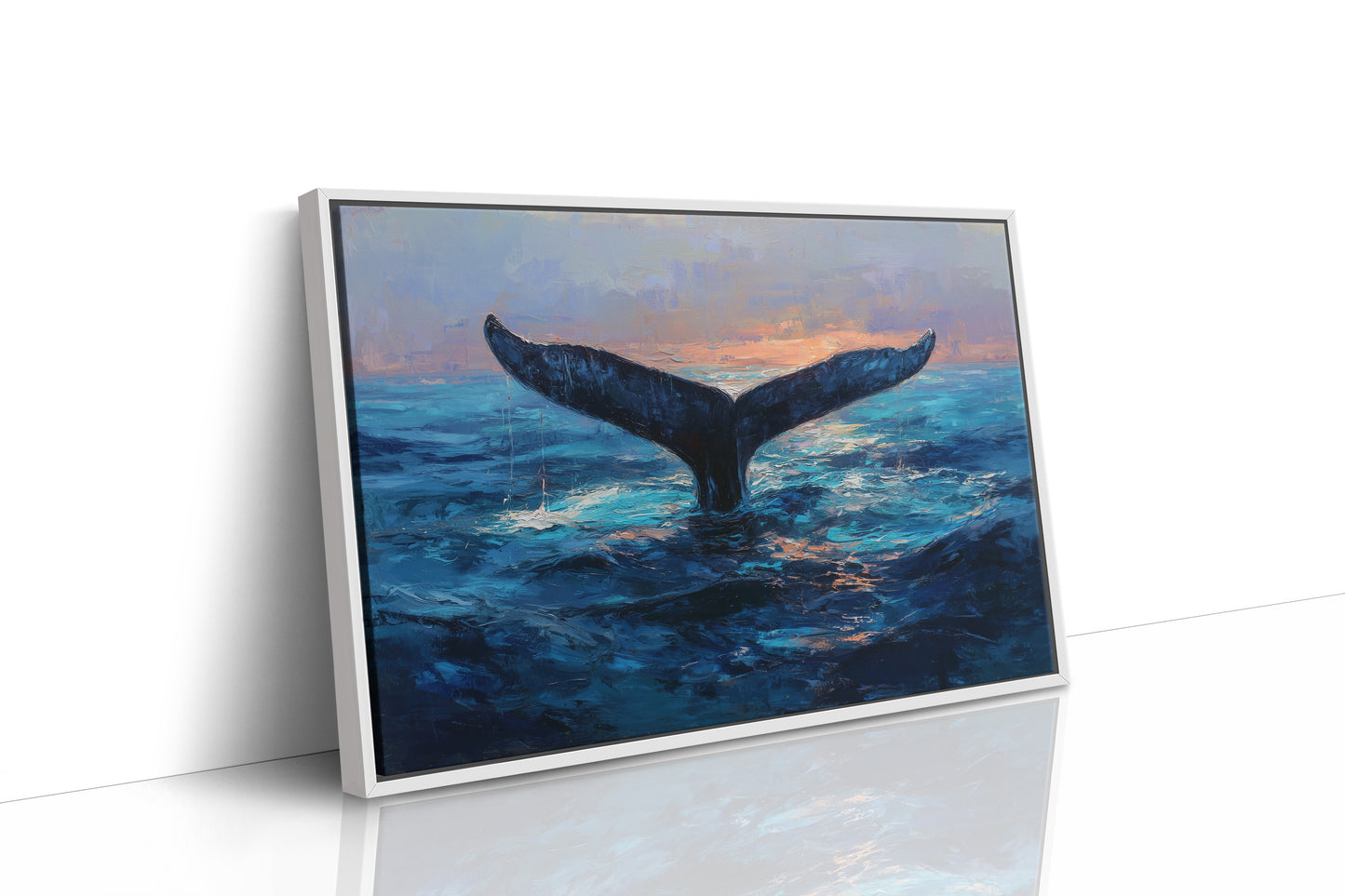 Ocean Giants Beneath Sunset Skies