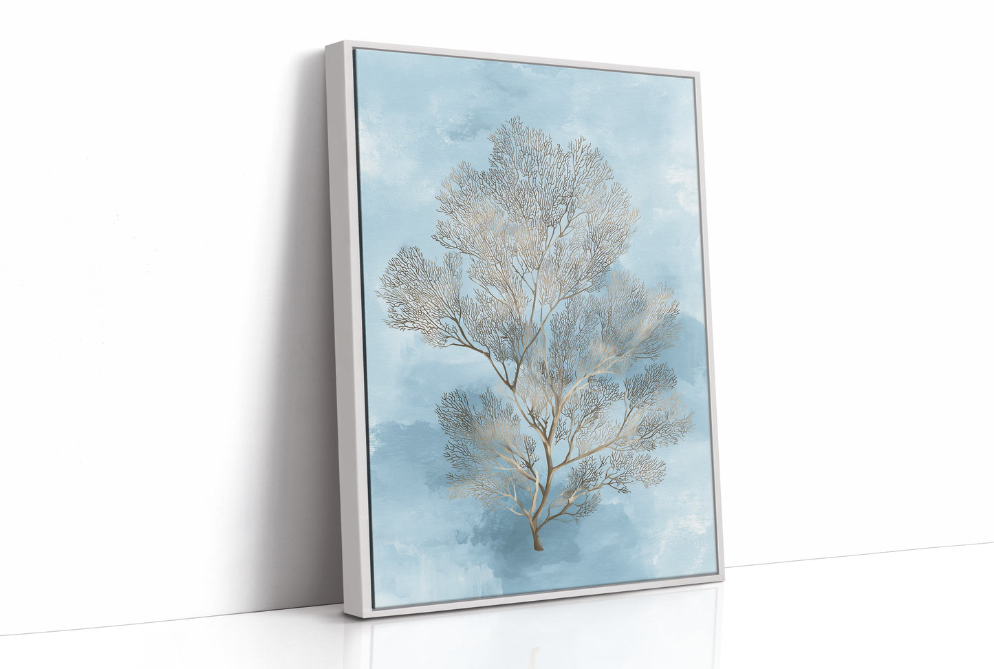 Coral Branches On Azure Tides