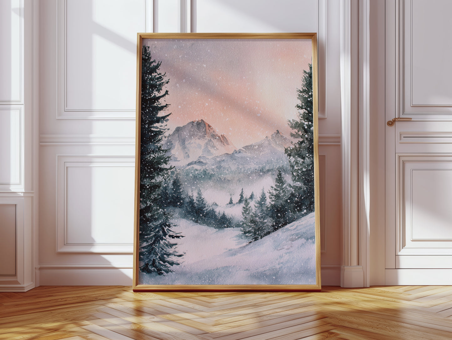 When Mountains Cradle the Snow