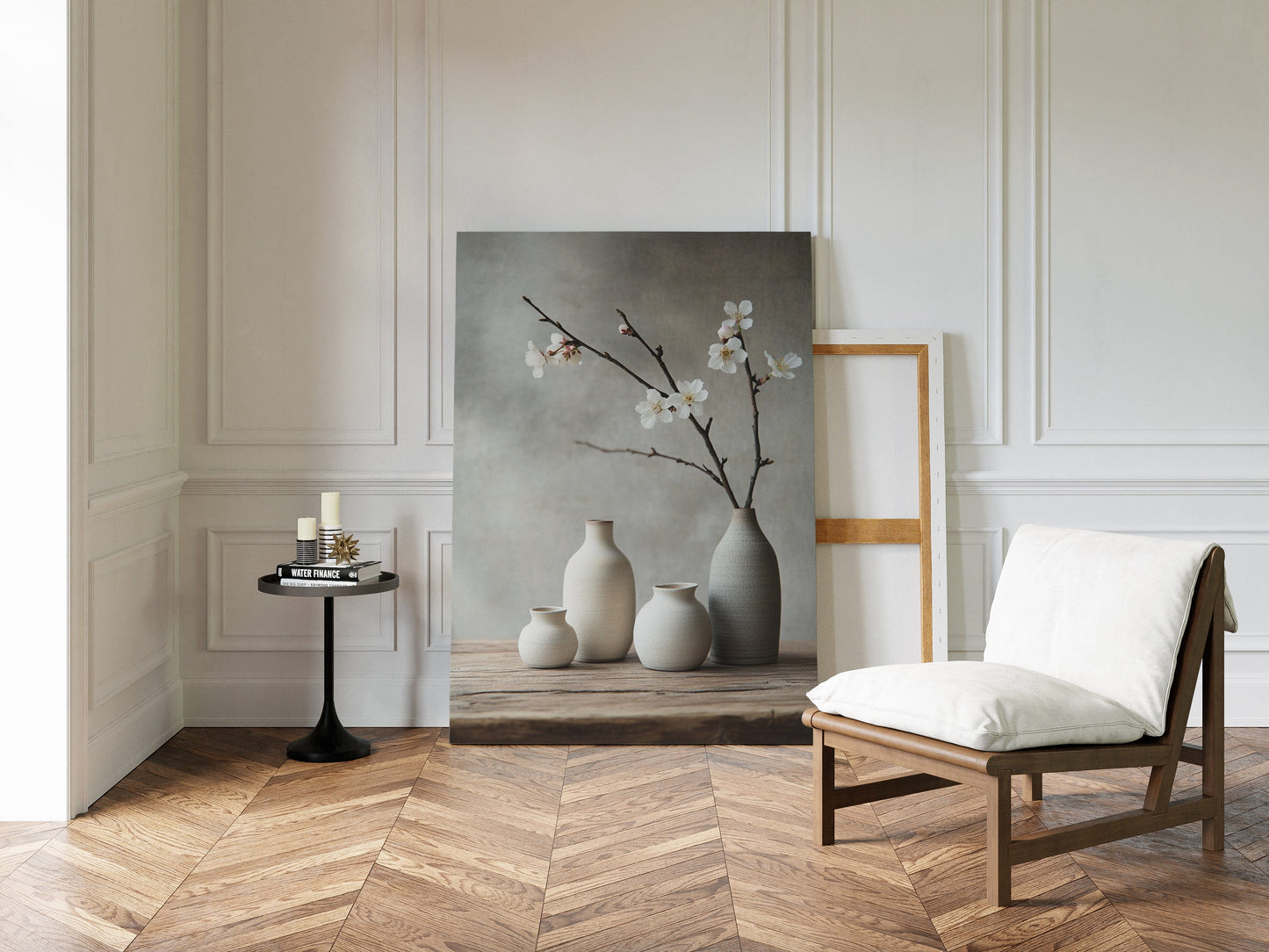 Minimalist Japanese Still Life Print – Zen Aesthetic Home Art