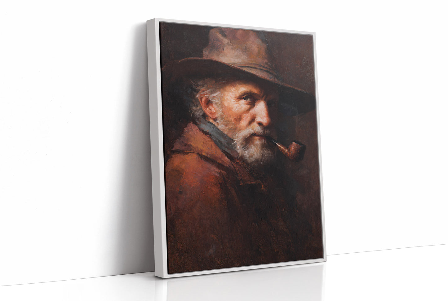 Wisdom Smokes From Wooden Frame