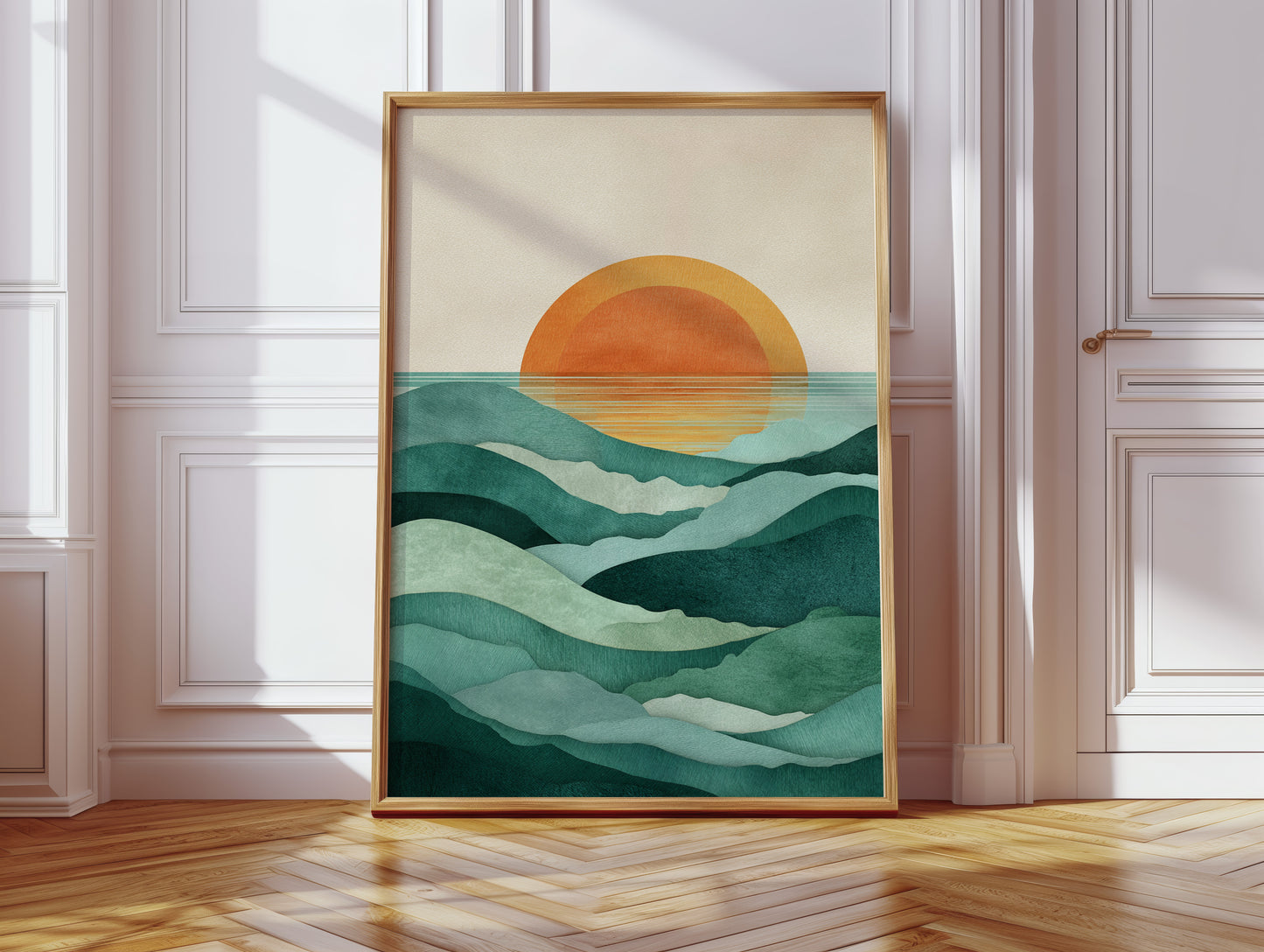 When Waves Embrace the Horizon