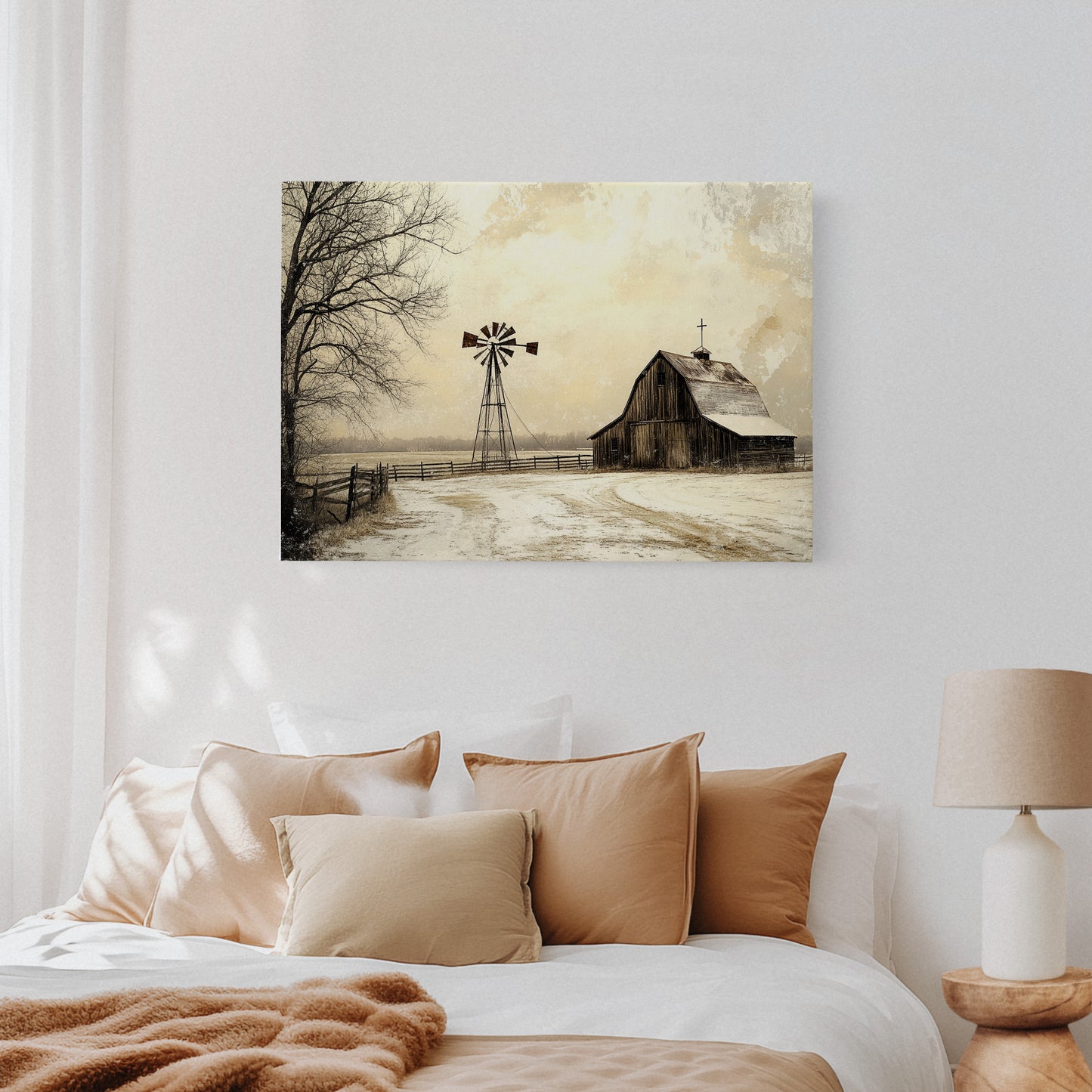 Winter Faith On Prairie Roads