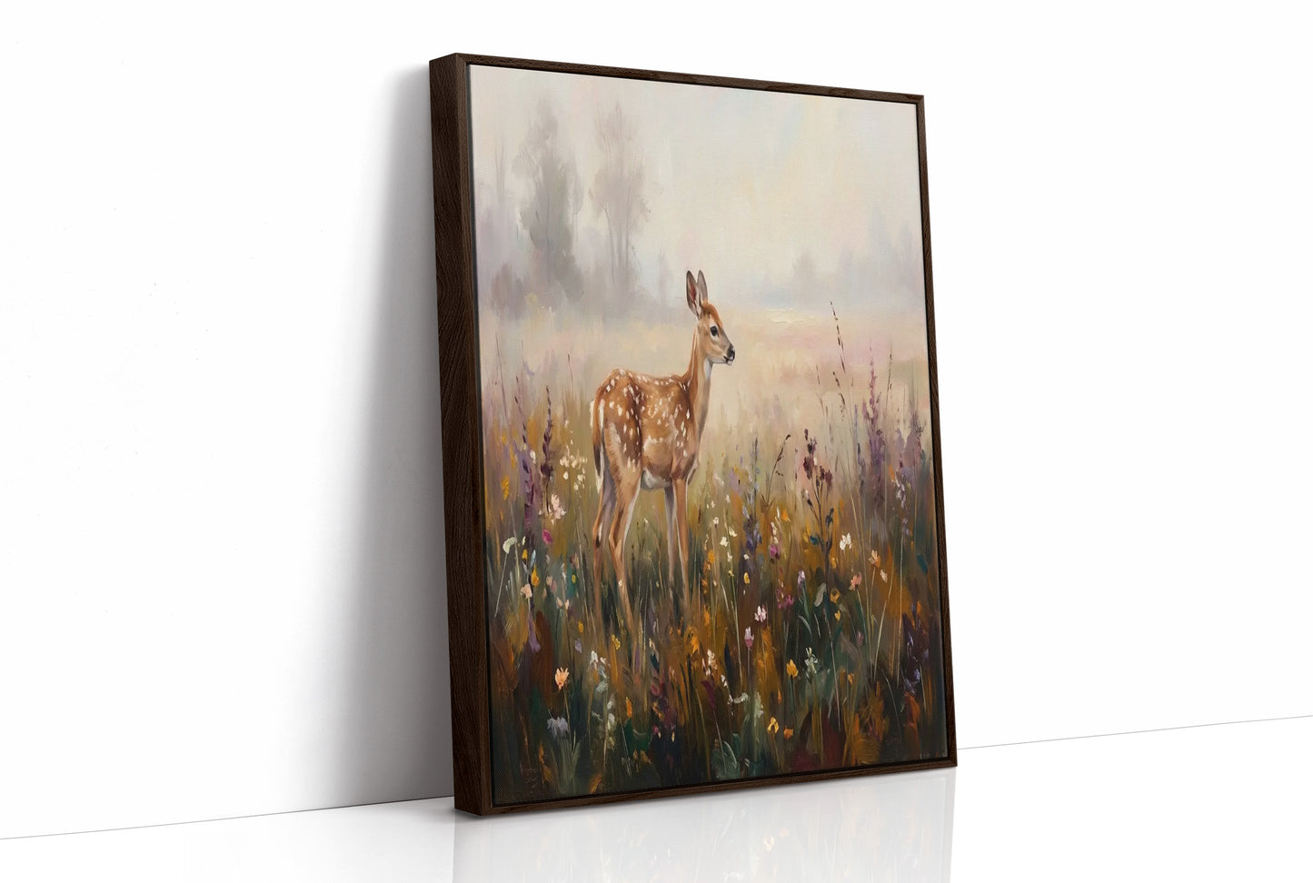 Fawn in the Wildflowers