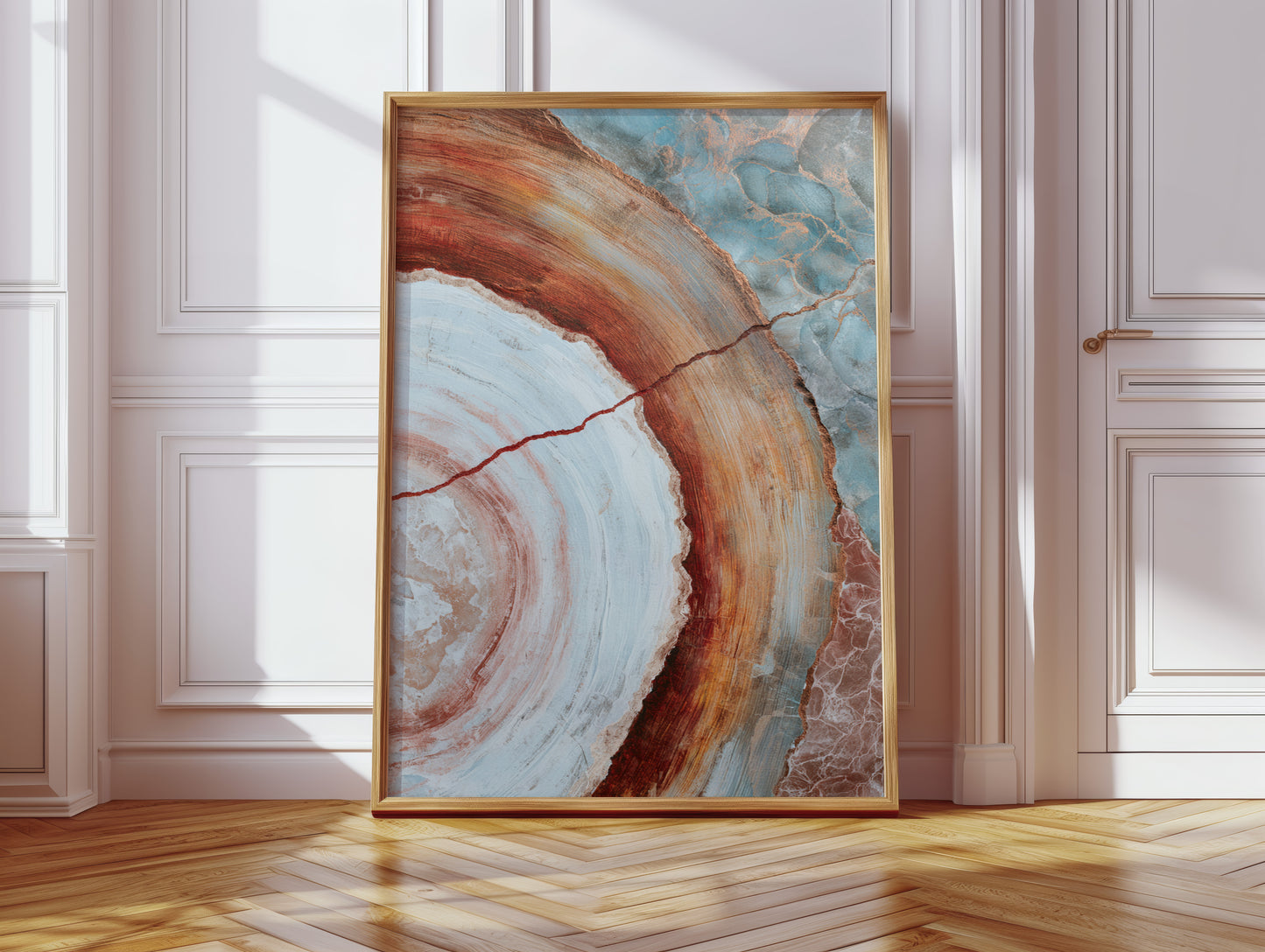 Earthy Tones in Circular Harmony