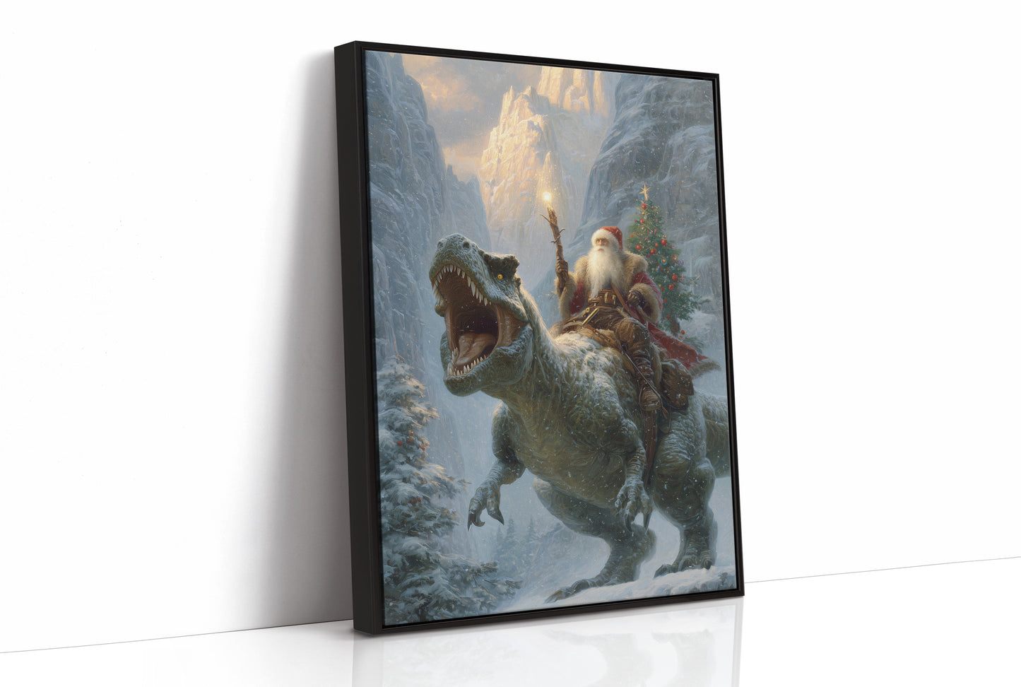 Prehistoric Sleigh: Holiday Delivery Through Time