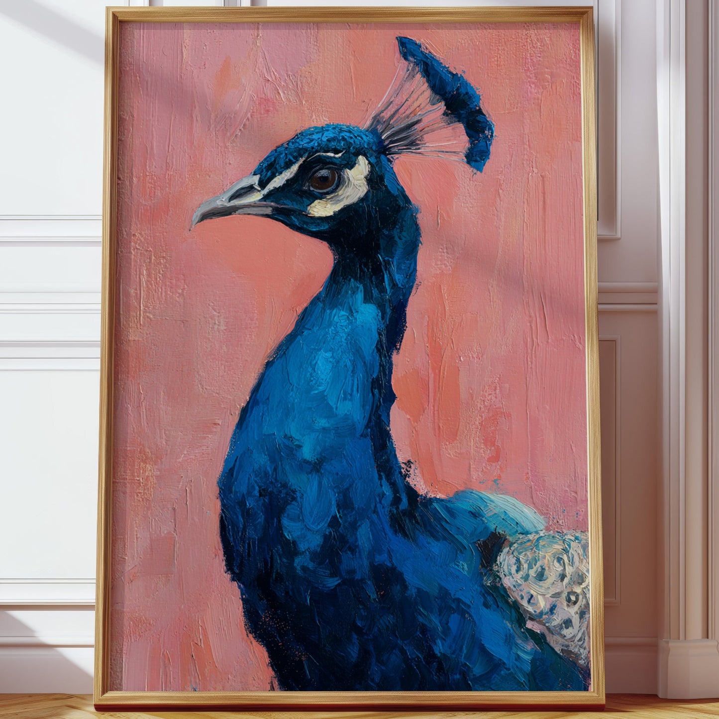 A Regal Gaze in Turquoise