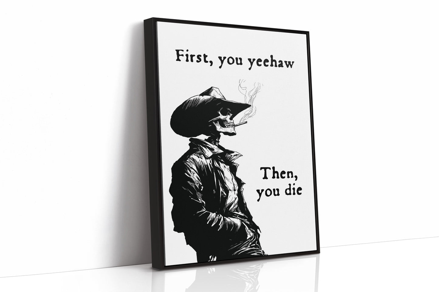 Cowboy's Last Cigarette Break