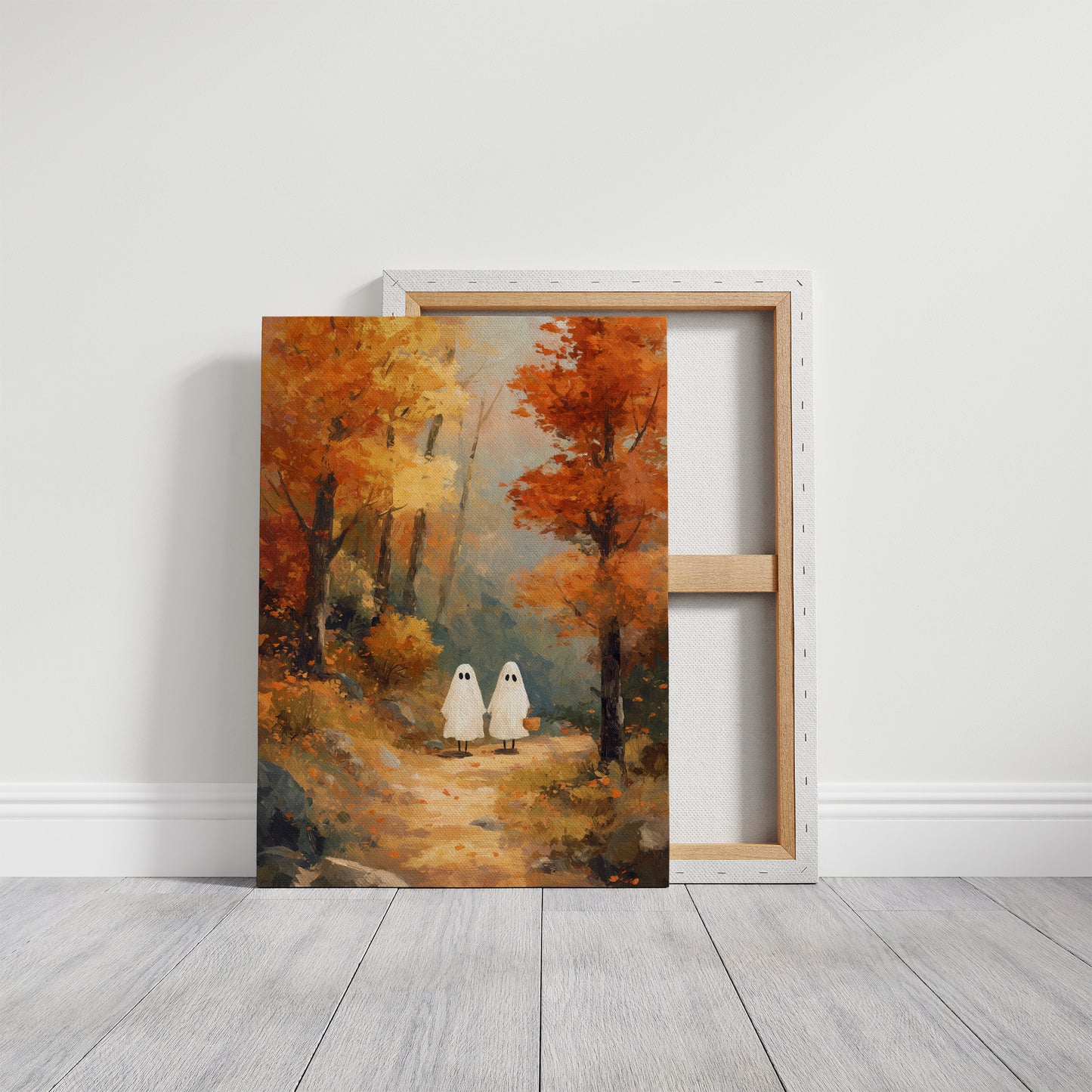 Spectral Wanderers in Autumn's Embrace
