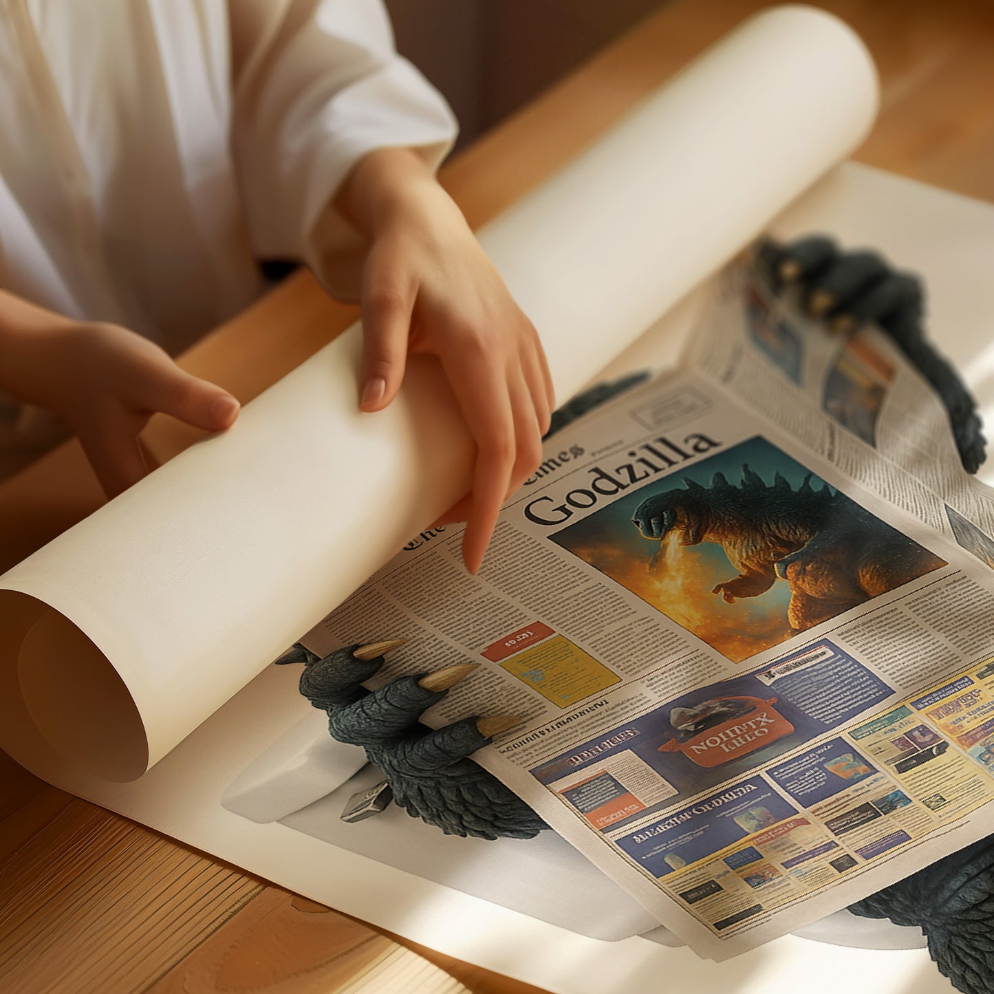 Godzilla on the Throne