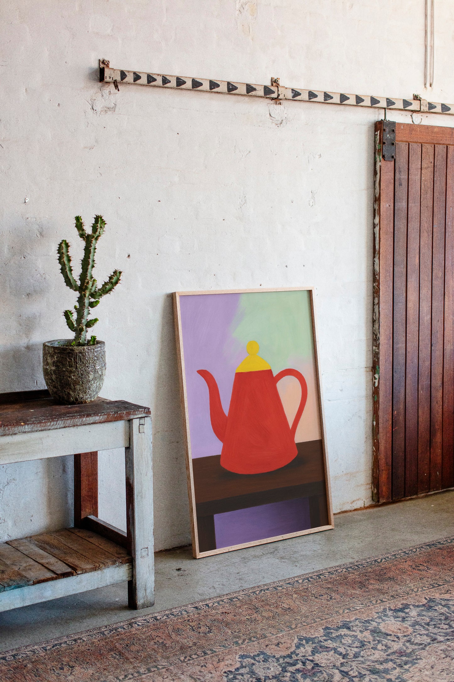 Red Teapot Still Life