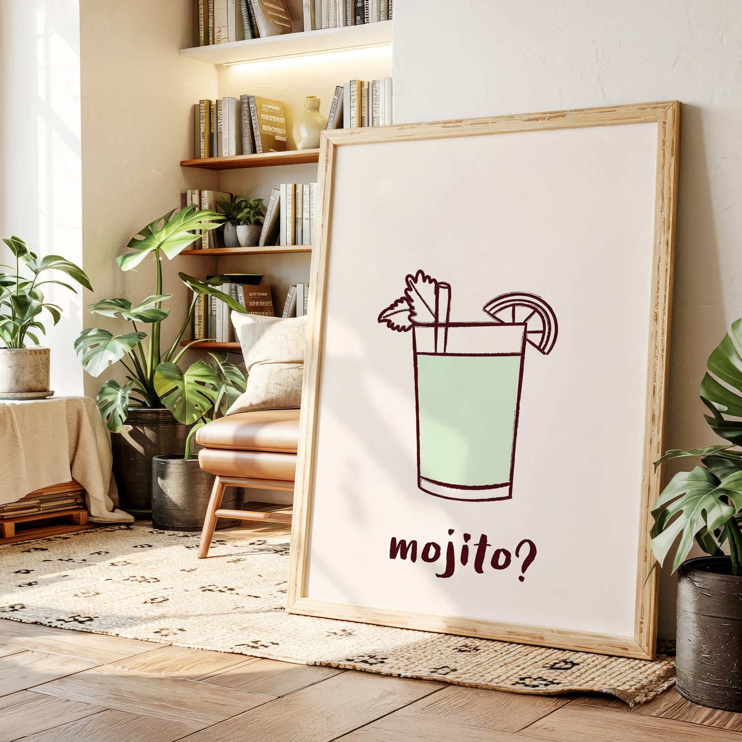 Mint Leaves Dance At Dusk