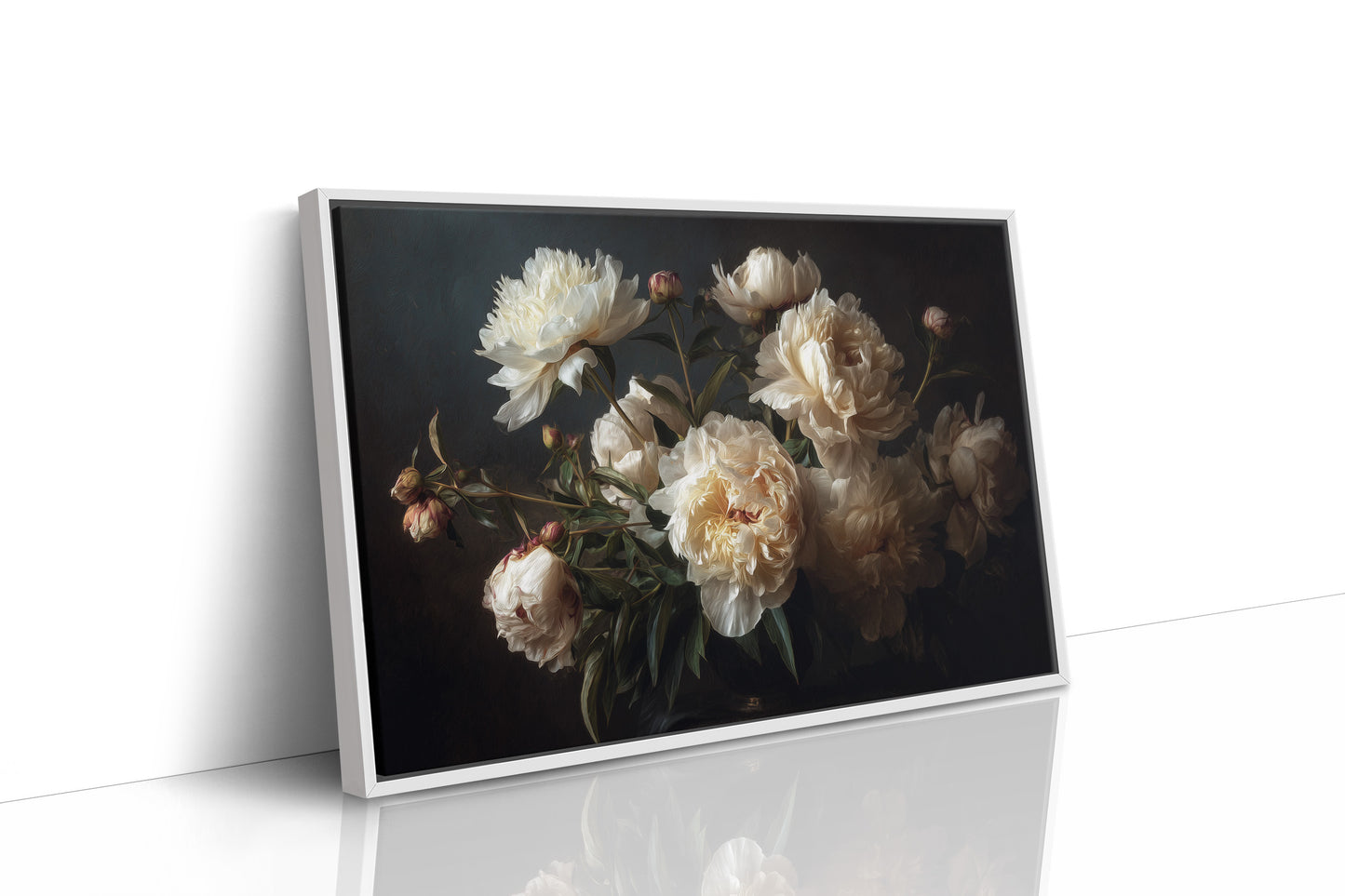Peonies Among Literary Treasures