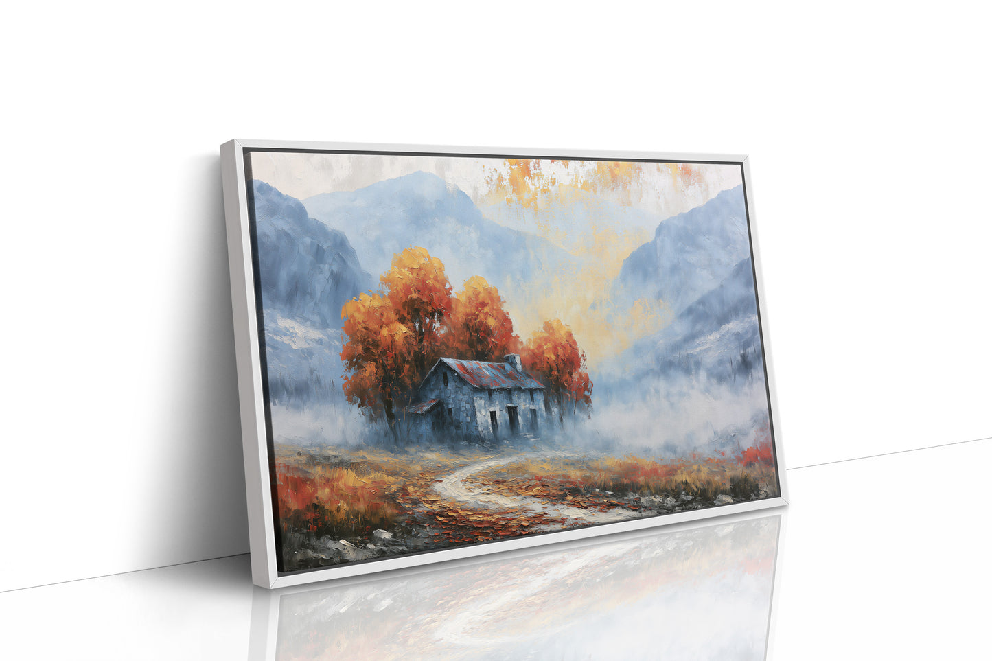 Cabin Where Autumn Settles