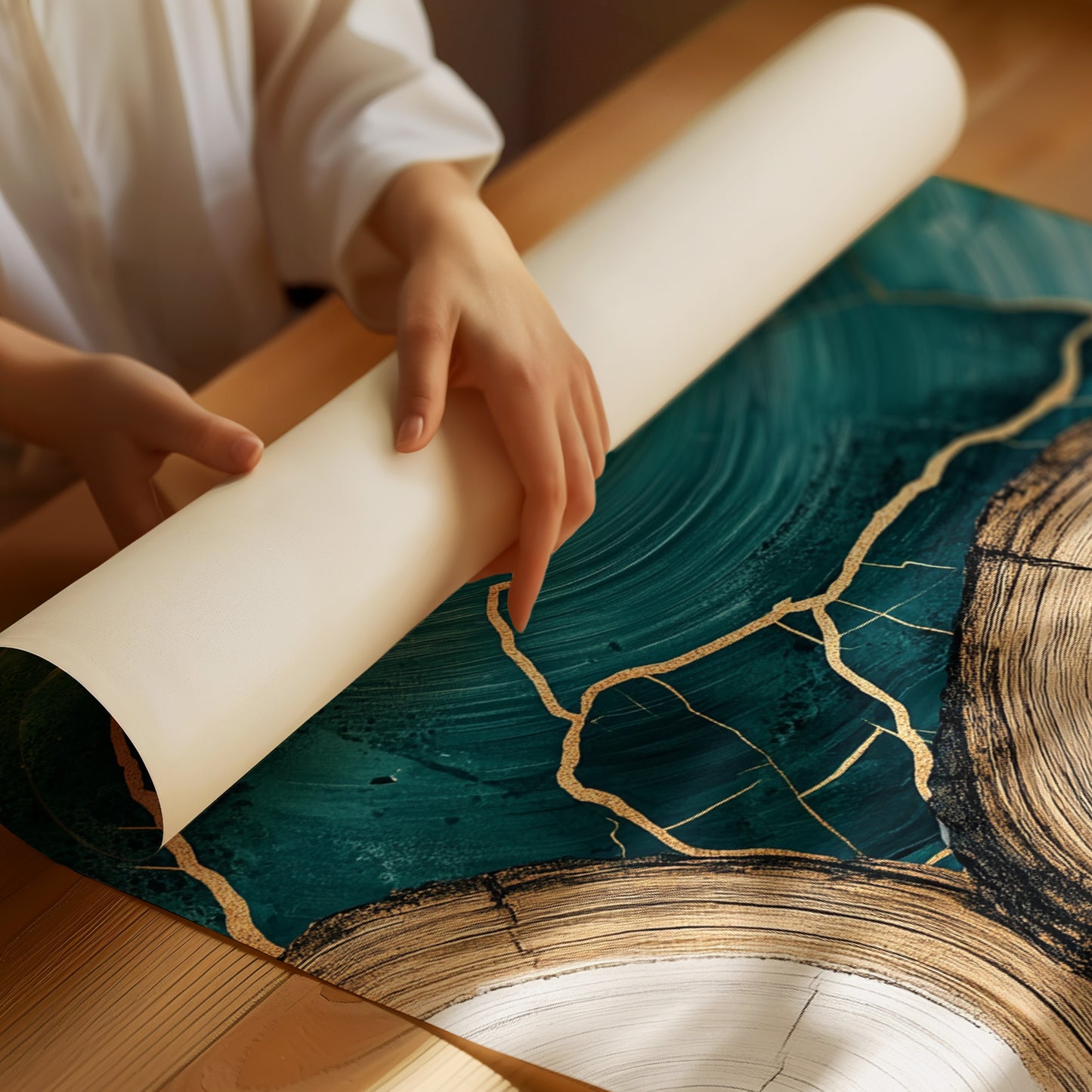 Earth Lines and Emerald Fracture