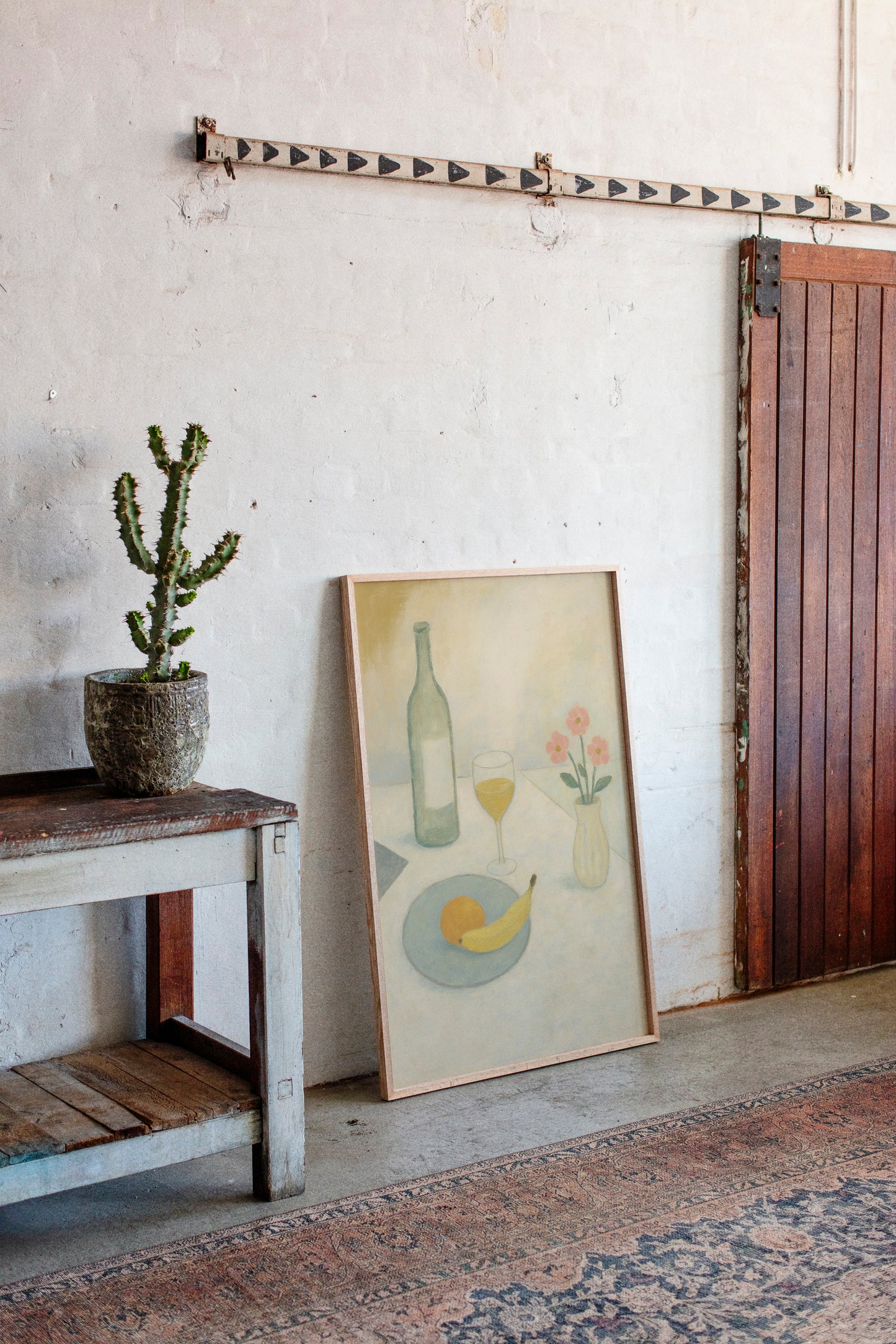 Banana and Wine in Morning Light