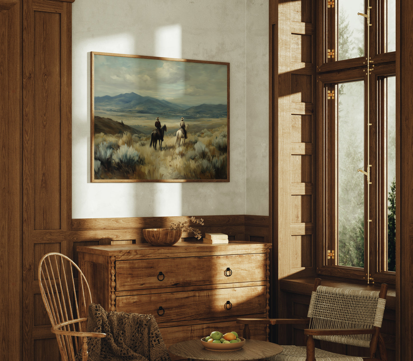 Sagebrush Tales Under Mountain Skies