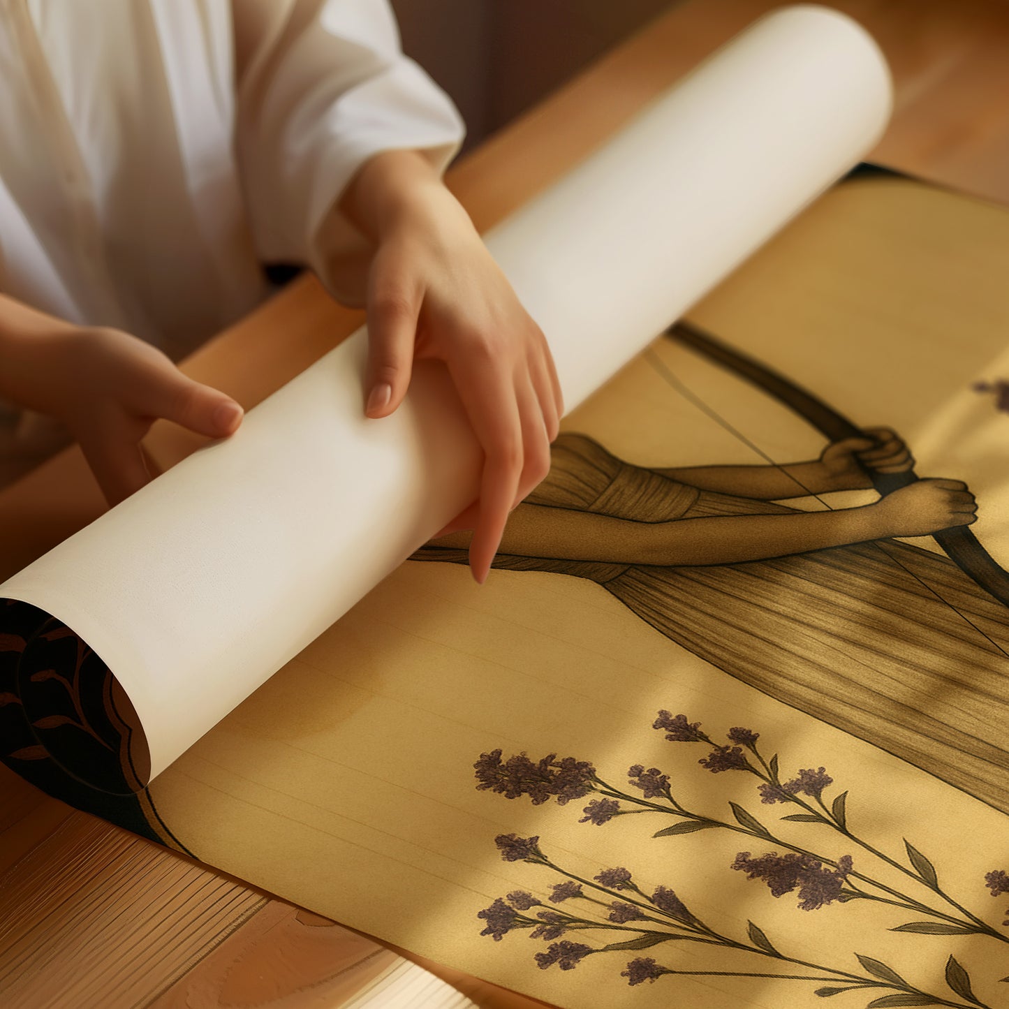 Archer Maiden in Lavender