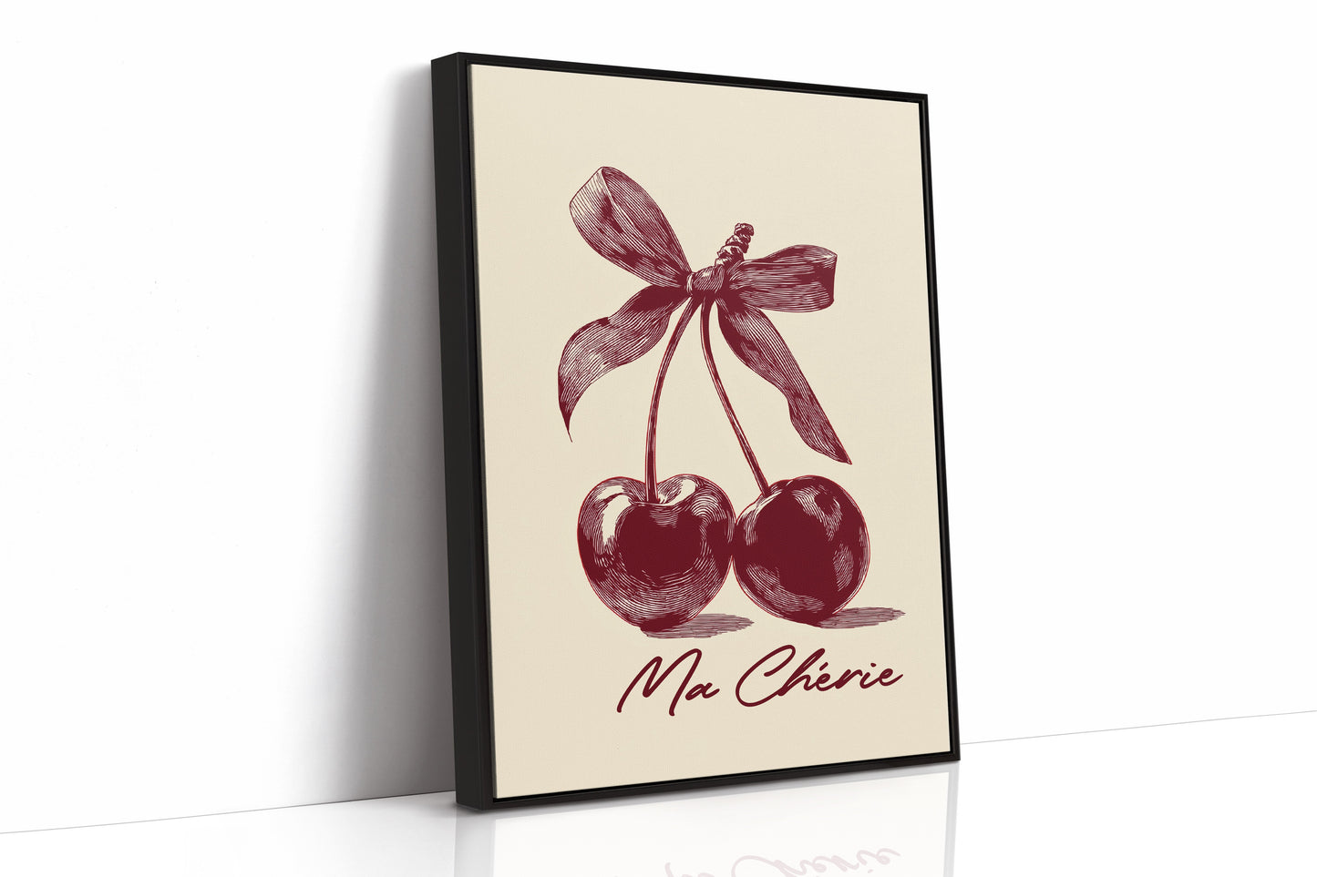 Sweet Burgundy Tied With Affection