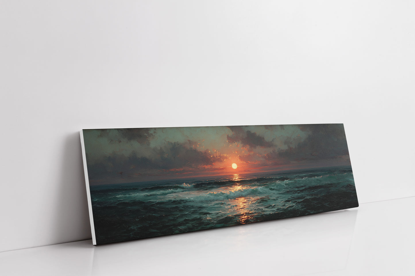 Crimson Ocean Sunset