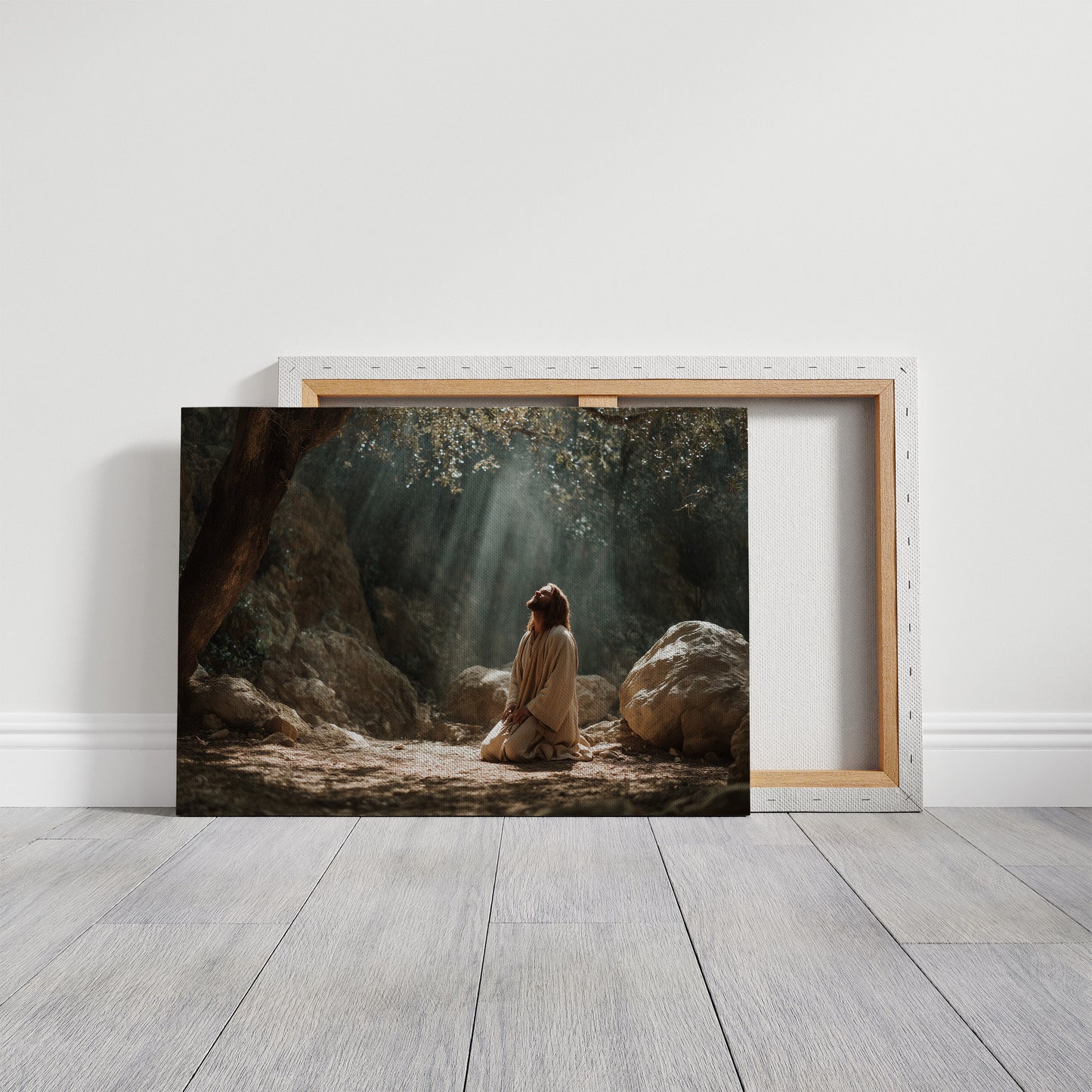 Sunbeams Pierce The Forest Silence