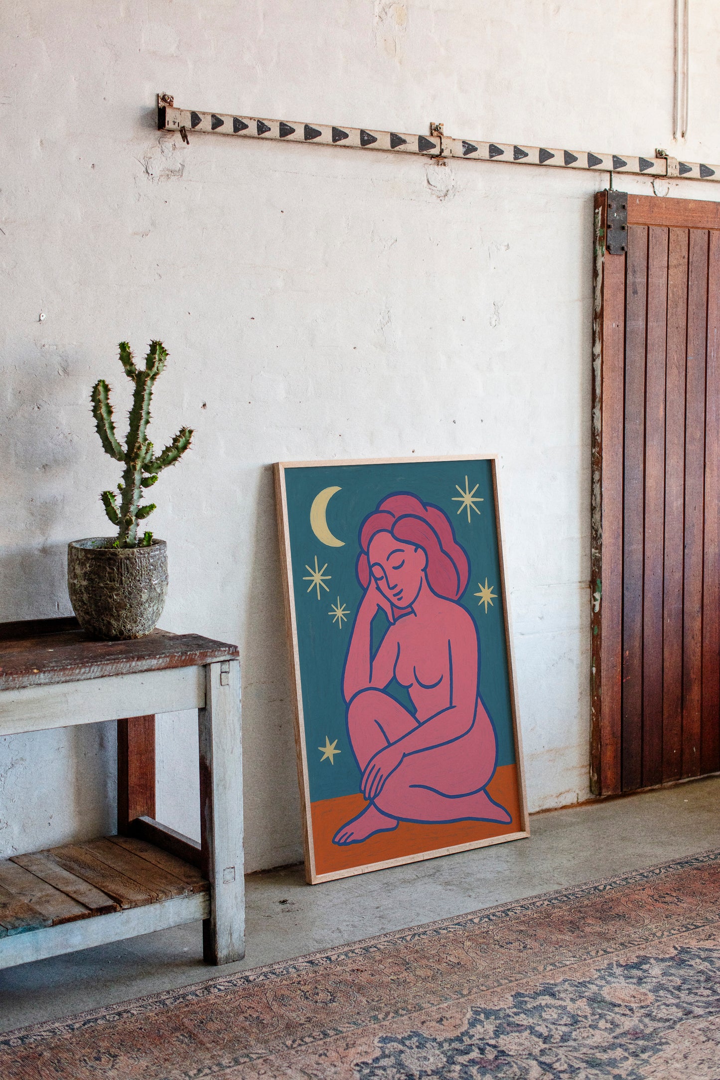 Midnight Muse in Neon Dreams