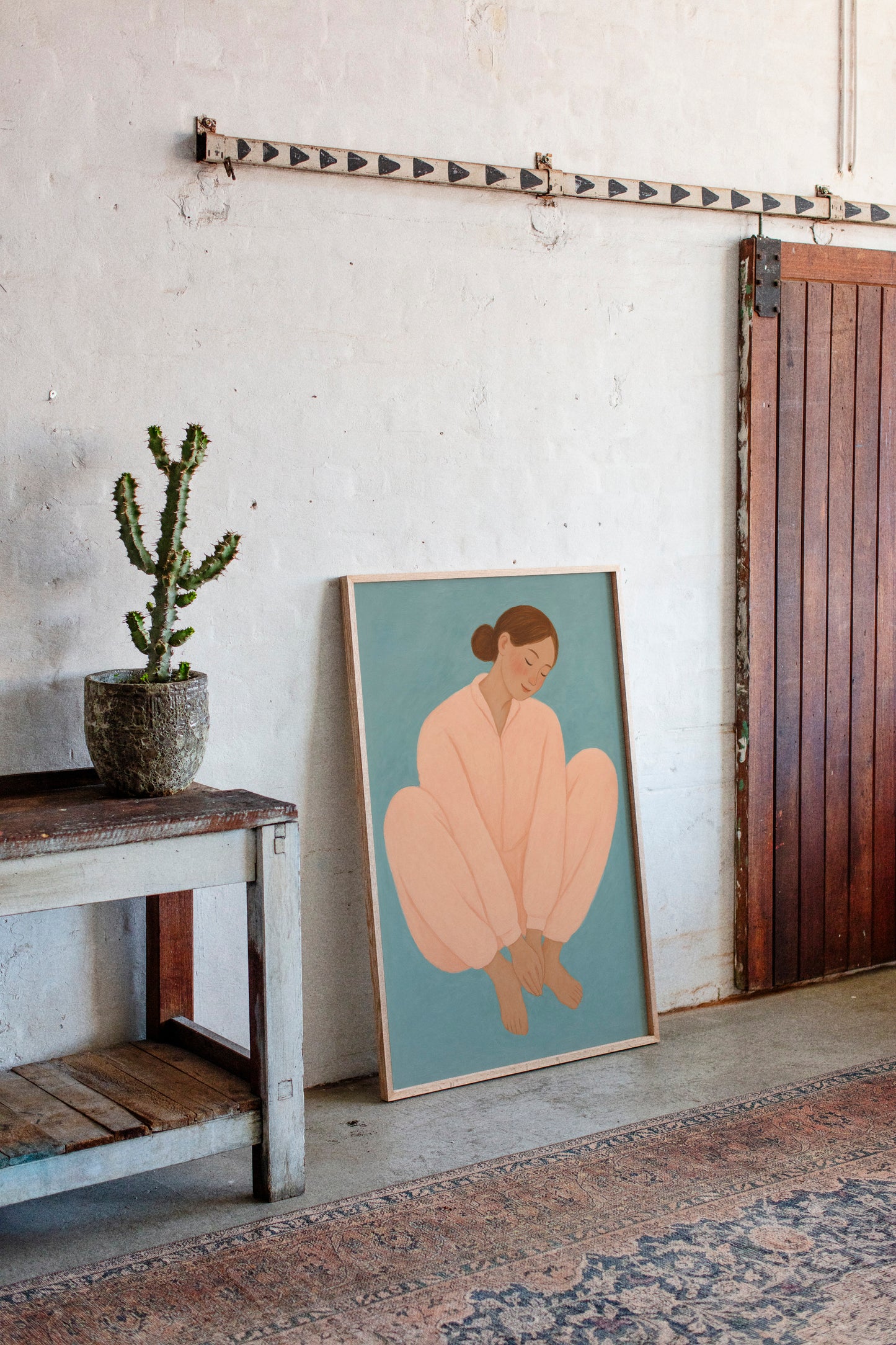 Soft Stillness in Blush