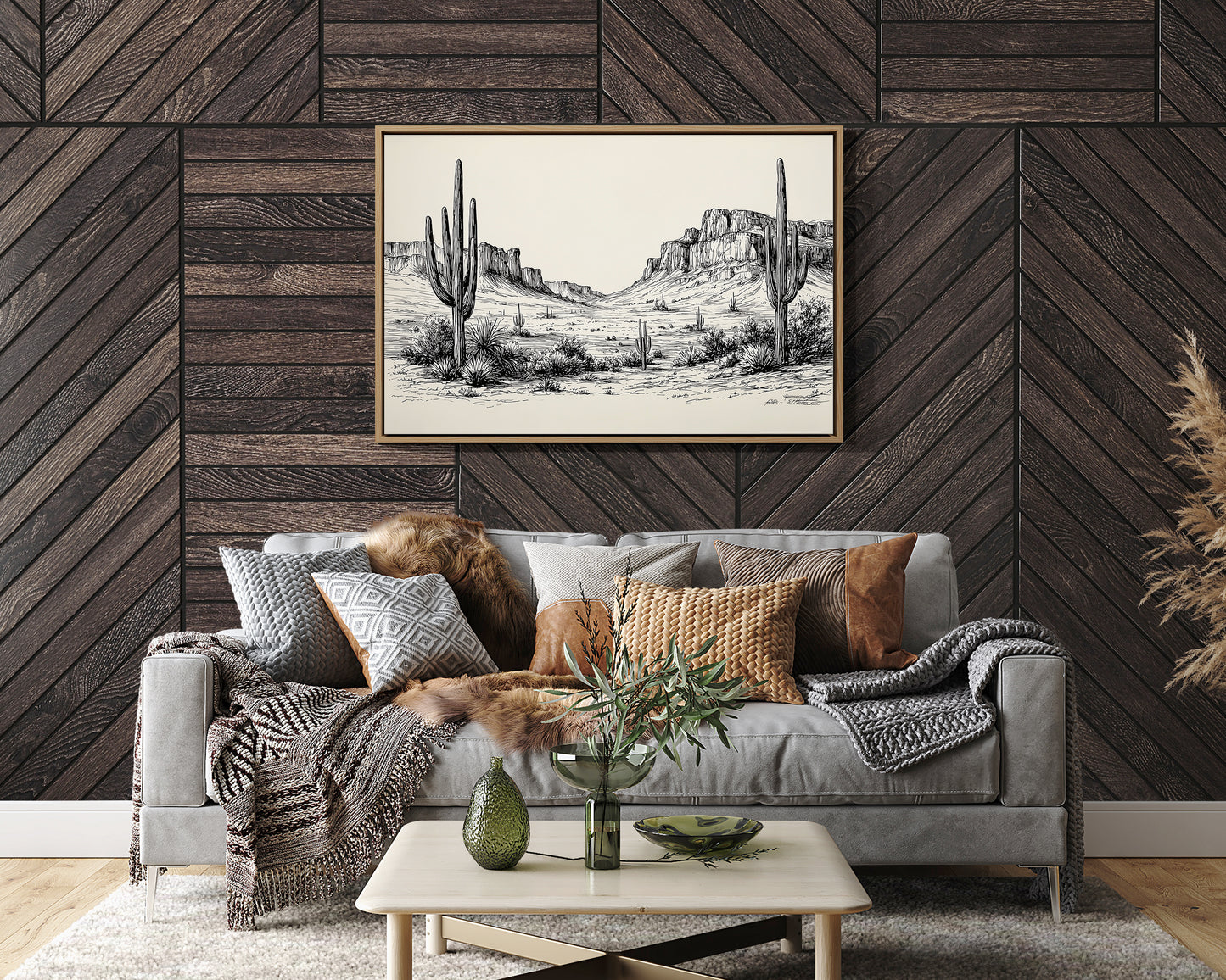 Saguaros Stand Like Ancient Sentinels