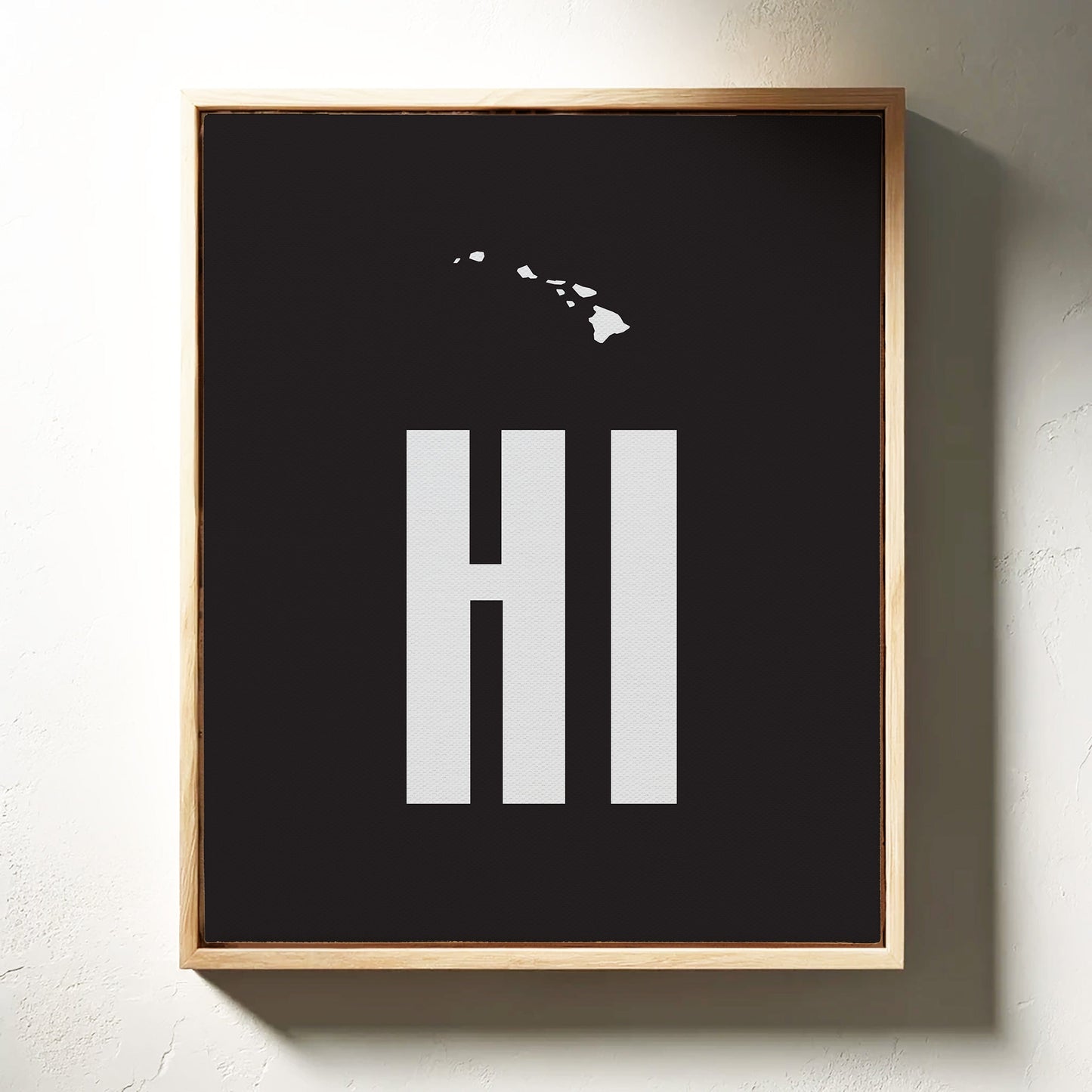 Islands Float Above Modern Letters