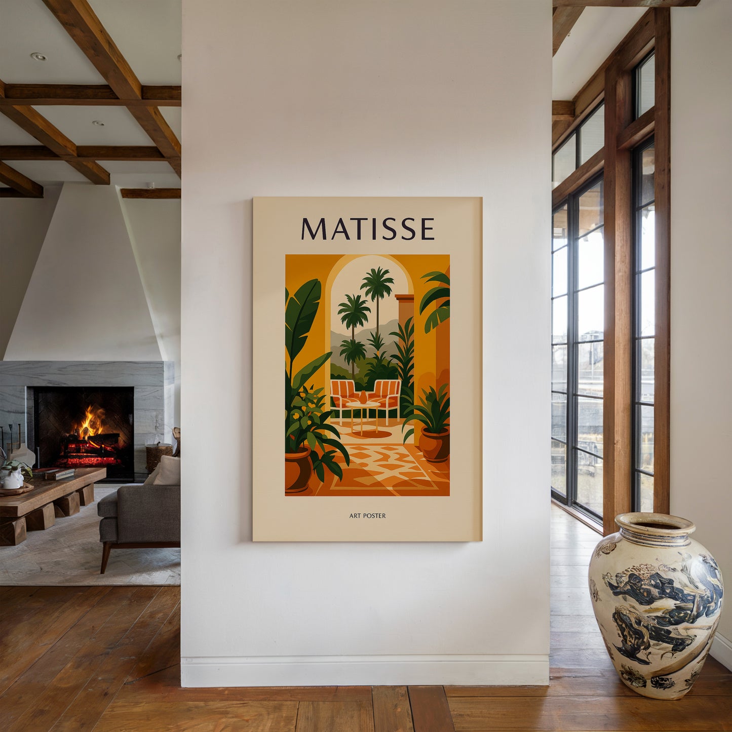 Tropical Archway in Matisse Style