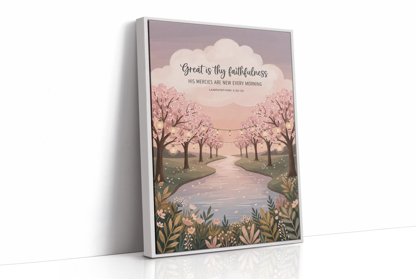 Great Is Thy Faithfulness: Cherry Blossom River