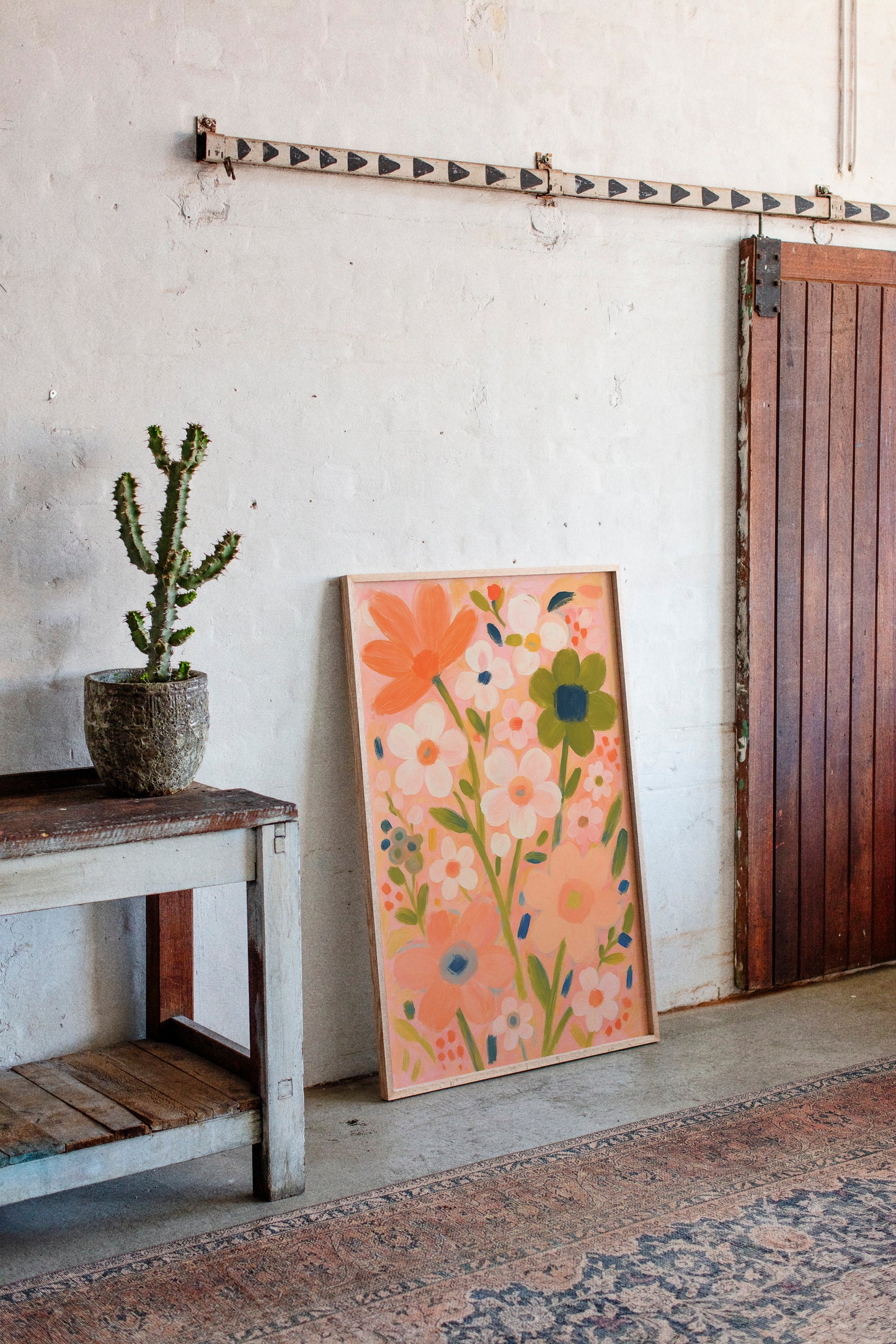 Blush Garden in Full Bloom