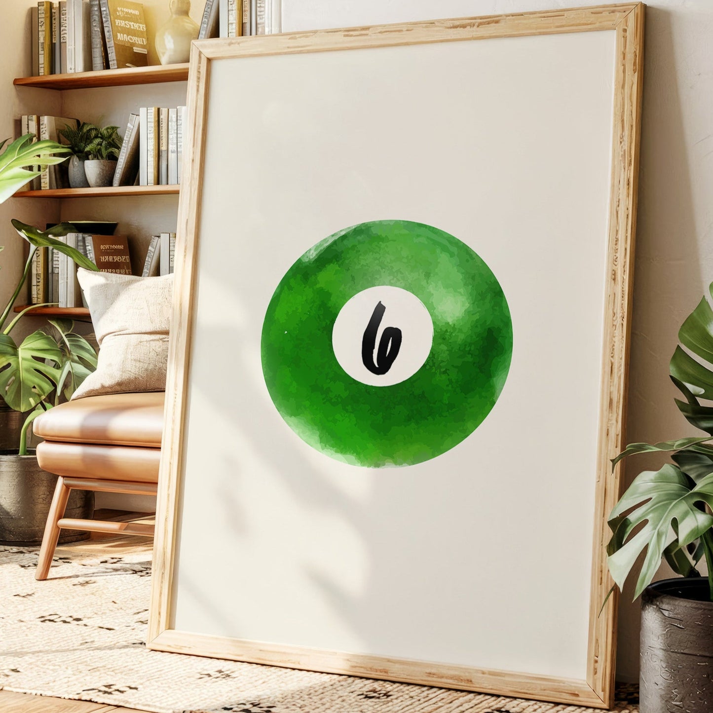 Lucky Six Floats In Emerald Depths