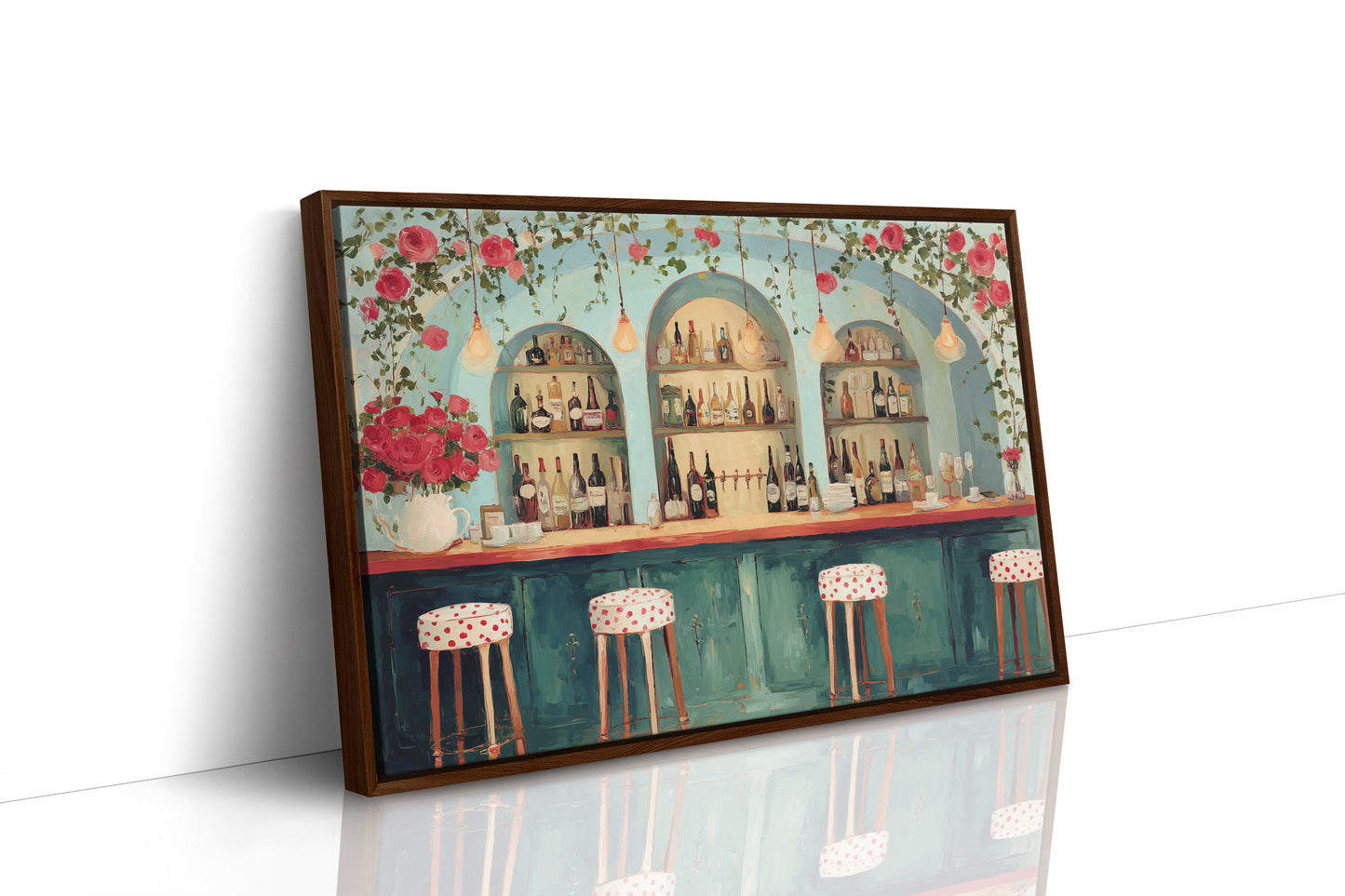 Roses Over the Midnight Bar