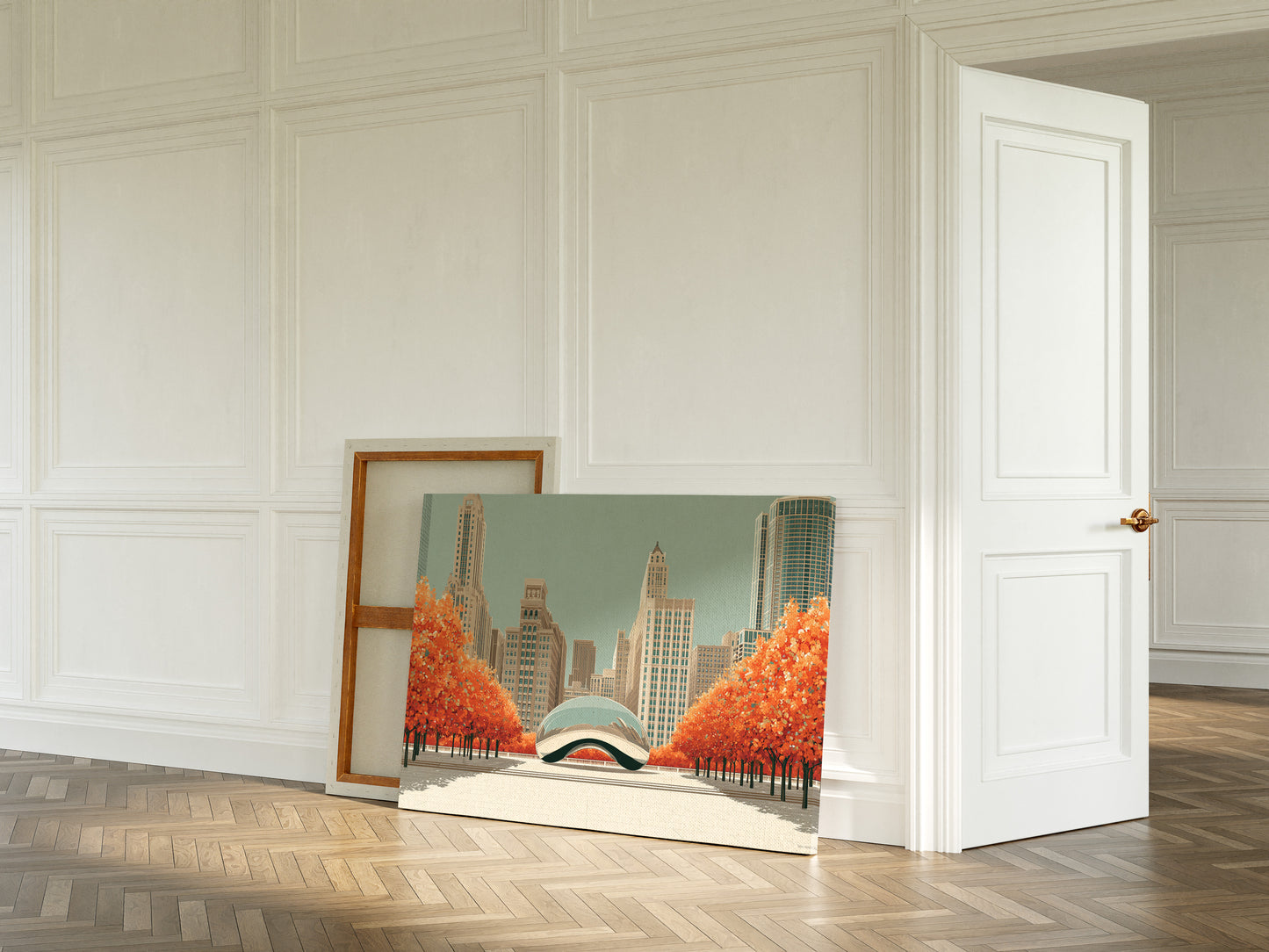 Autumn Flames Meet Steel Dreams